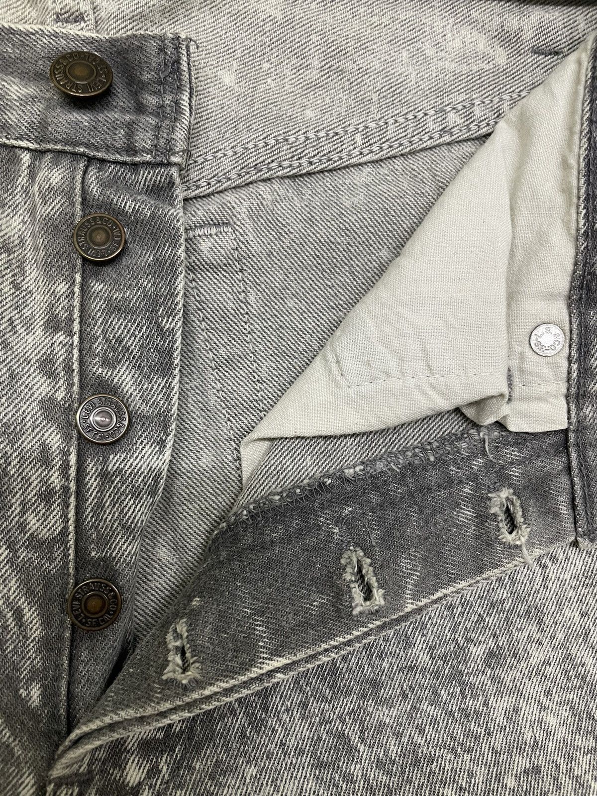 Levi's Vintage Clothing VINTAGE LEVI’S RINDEM ACID WASH DENIM PANTS Size US 30 / EU 46 - 13 Thumbnail