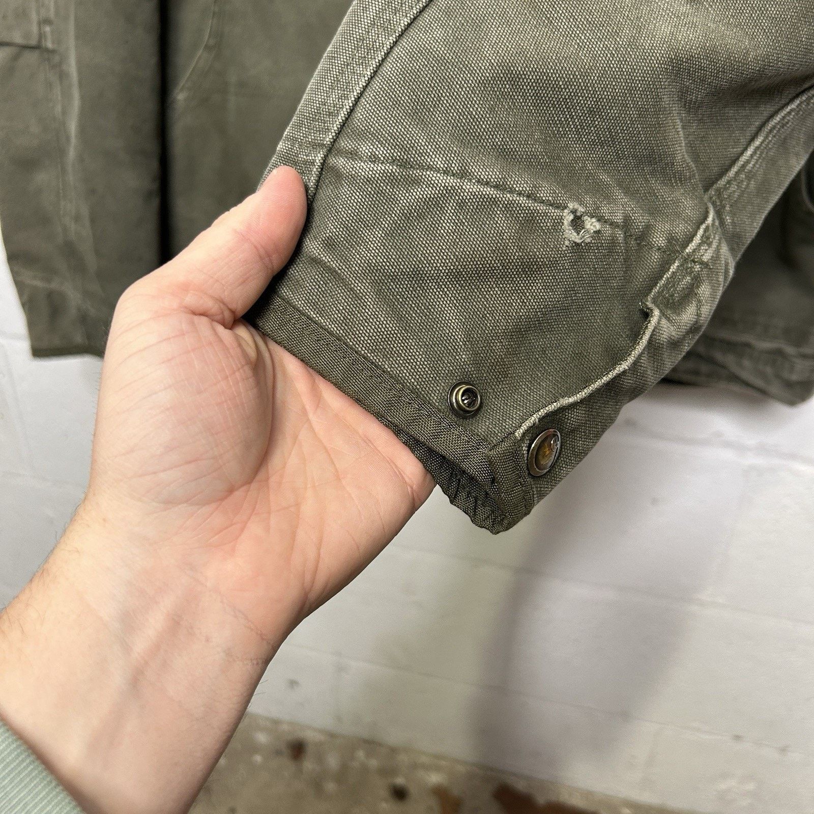 Carhartt Carhartt Canvas Fleece-Lined Berwick Jacket “Moss Green” Size US XL / EU 56 / 4 - 7 Thumbnail