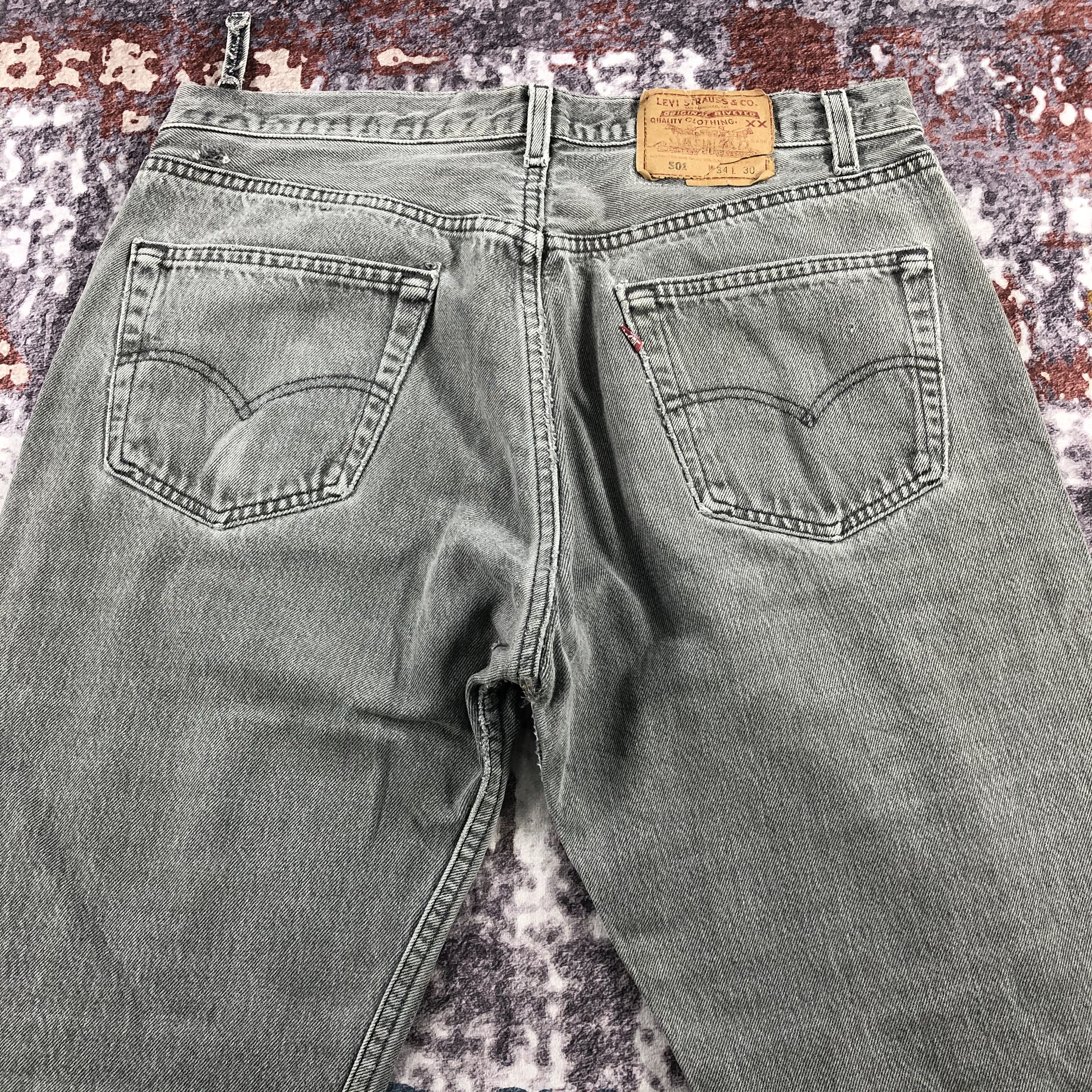 Levi's × Vintage 90s Vintage Levis 501 Earth Tone Jeans-JM2380 Size US 34 / EU 50 - 5 Thumbnail