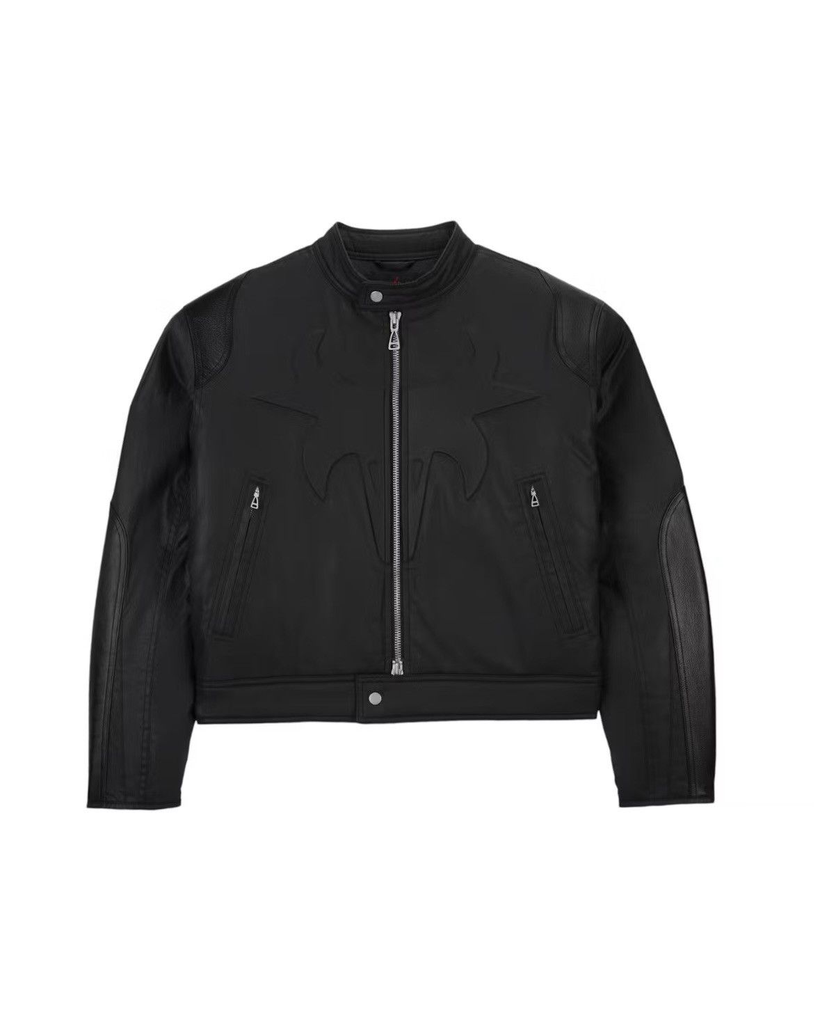 Nike × Travis Scott Travis Scott Jordan Waxed Leather Jacket Black Size US M / EU 48-50 / 2 - 16 Thumbnail