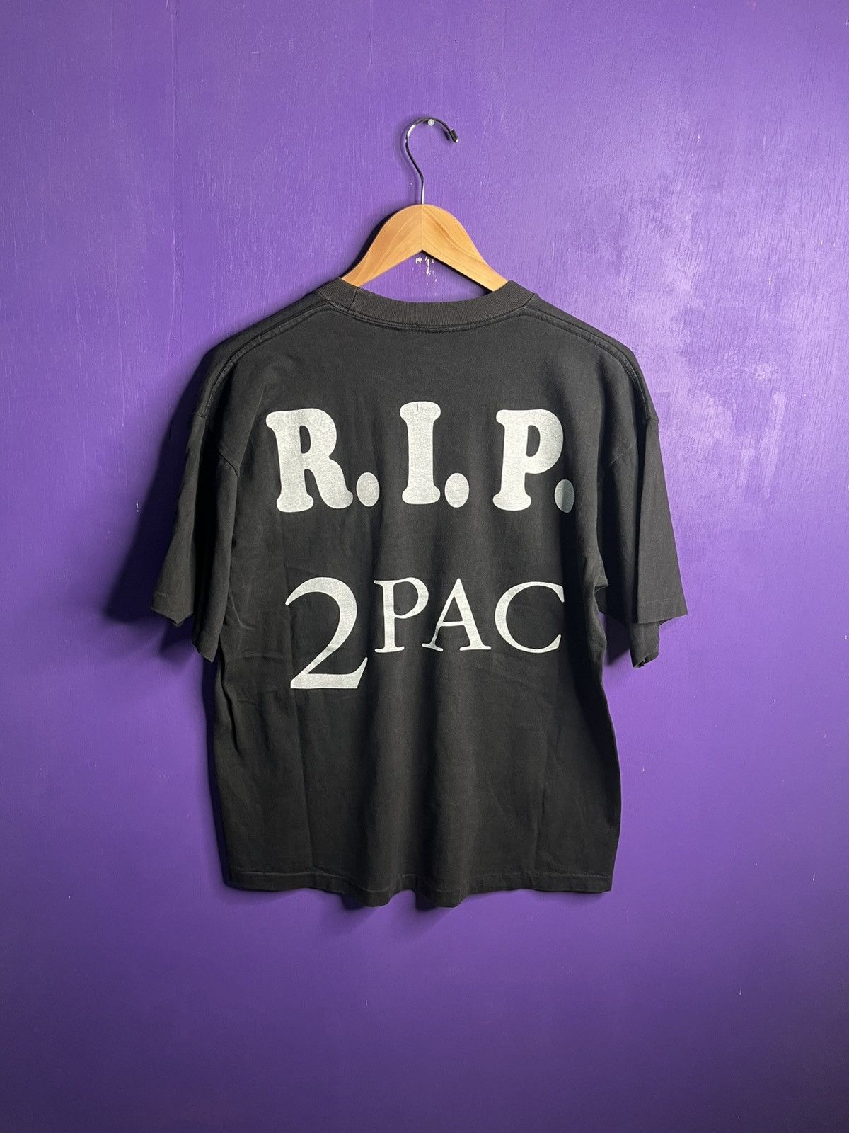 Rap Tees × Vintage Vintage 1996 RIP Tupac all eyez on me rap tee Size US L / EU 52-54 / 3 - 2 Thumbnail
