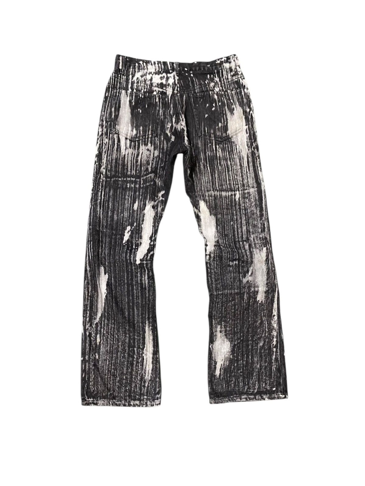 BERNINGS SHO Rare Berning-sho Punk Graphic Art Denim Size US 31 - 2 Thumbnail