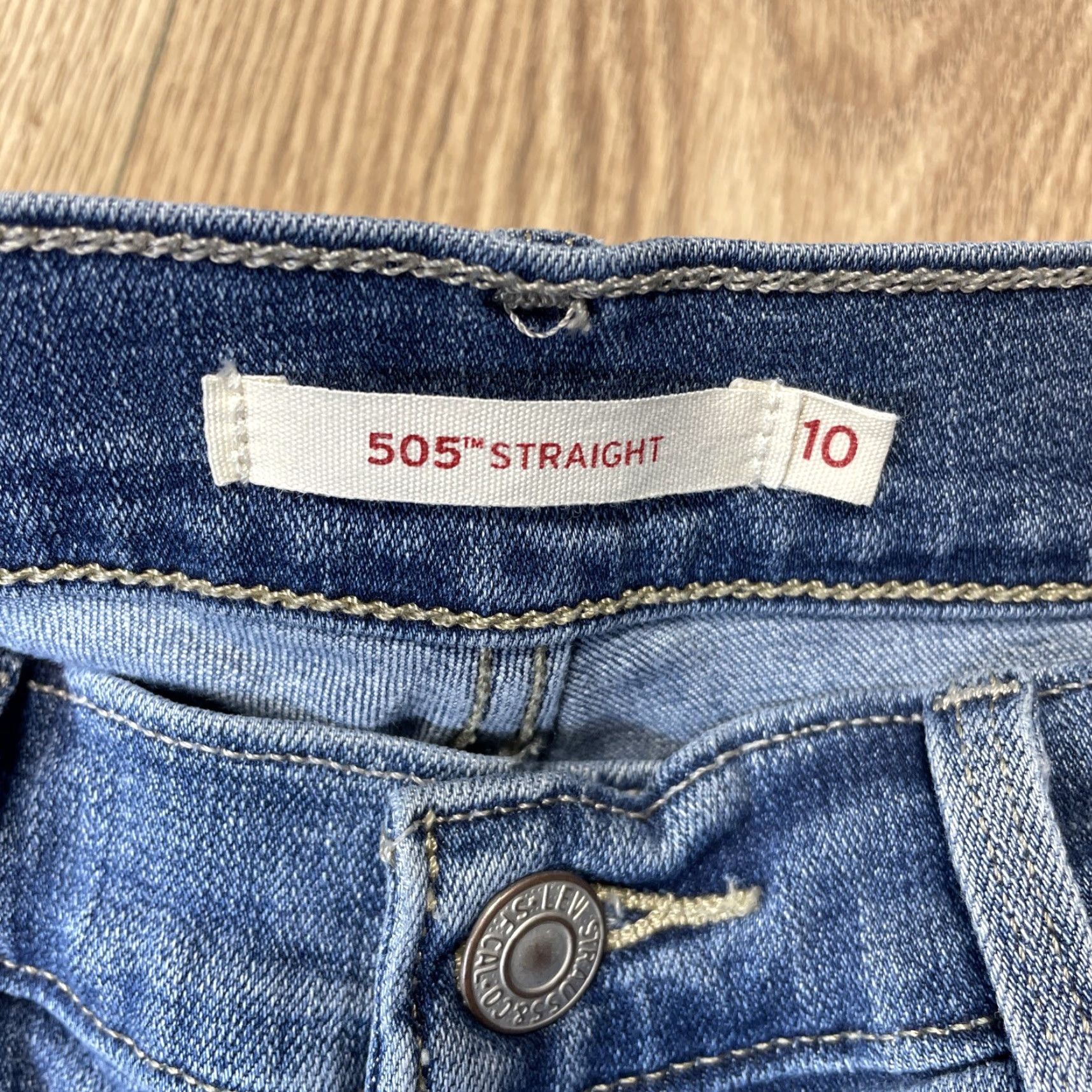 Levi's VINTAGE Levi's 505 Jeans Women’s Size 10 Blue Denim Straight Leg Size 32" / US 10 / IT 46 - 2 Thumbnail