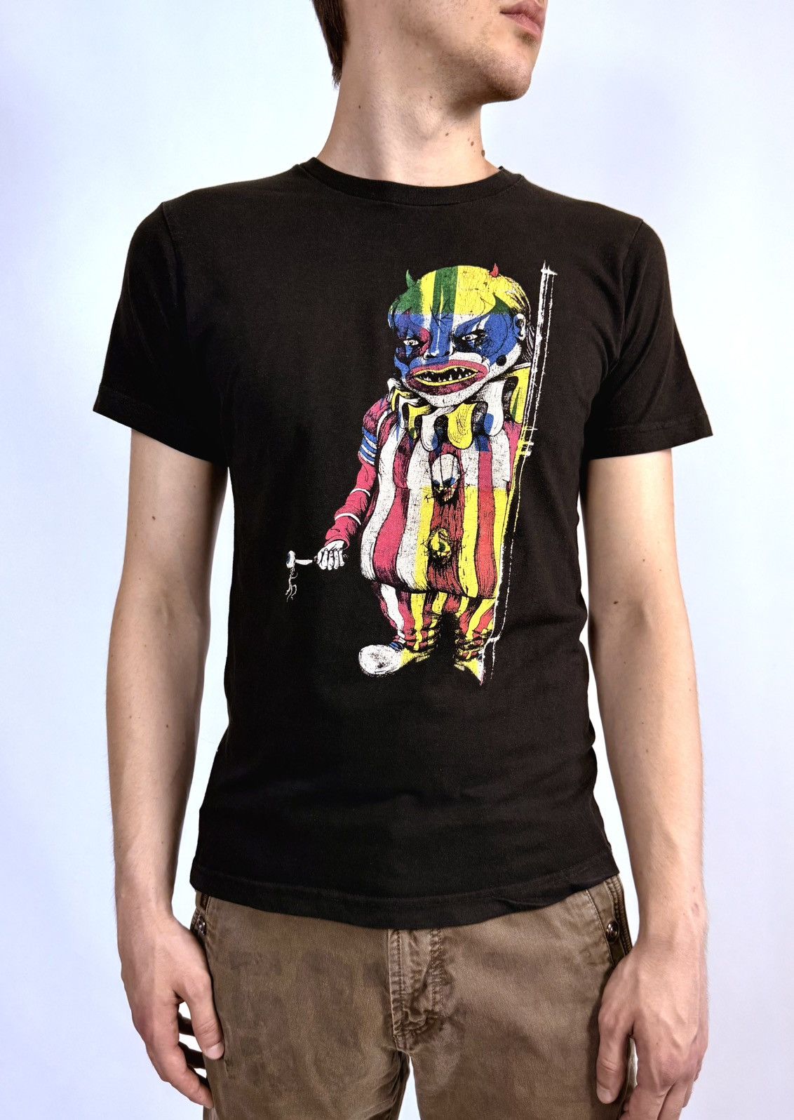 Band Tees Vintage 00s Hellbent Clown Movie Horror Graphic Tee Shirt Size US S / EU 44-46 / 1 - 2 Thumbnail