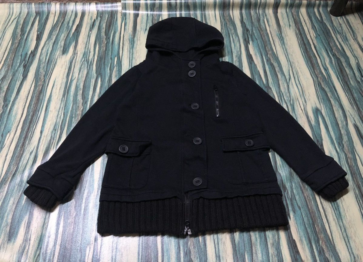 Von Dutch VON DUTCH HOODIE WITH ZIPPER AND BUTTON STYLE Size S / US 4 / IT 40 - 1 Thumbnail