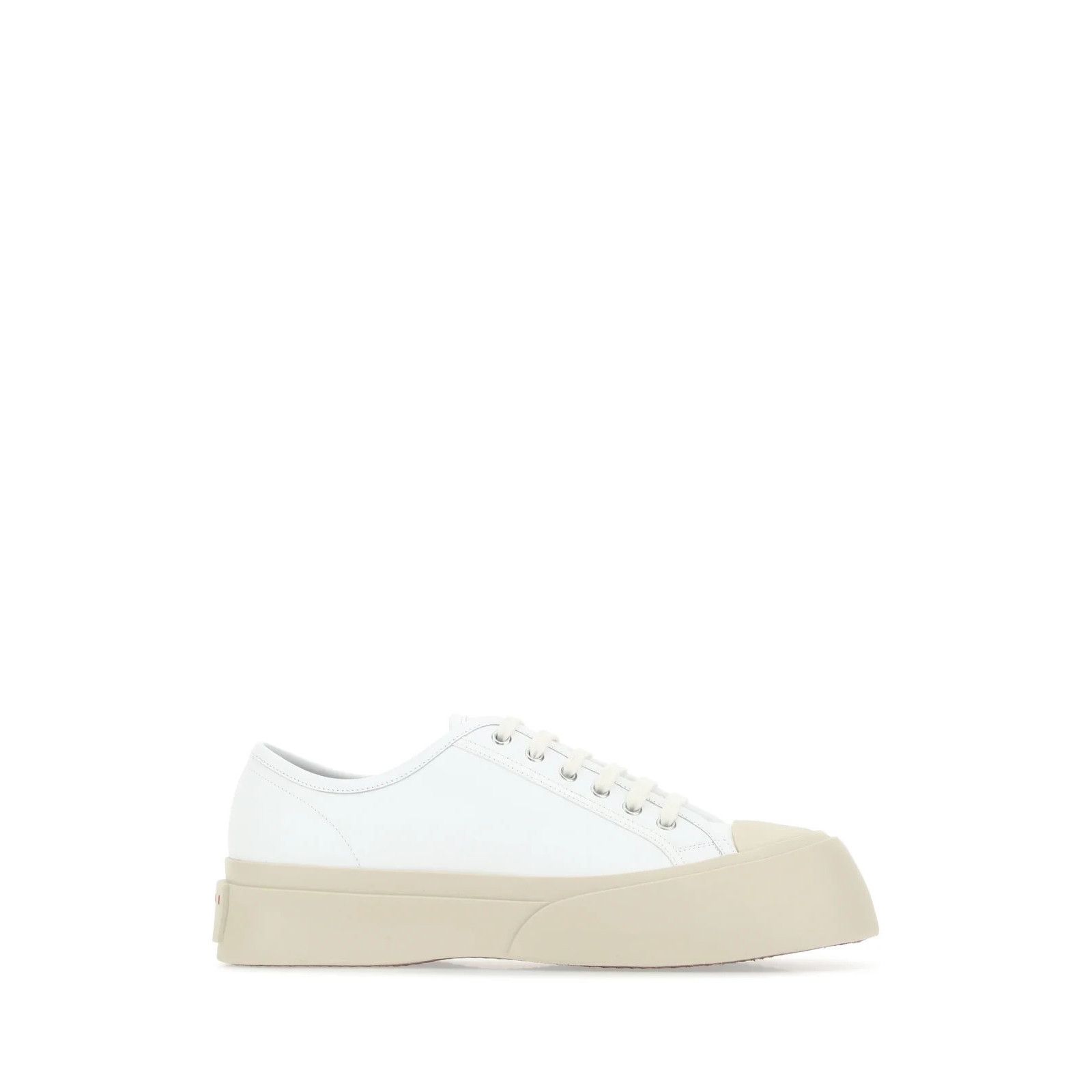 MARNI Bigfoot Pablo White Leather Sneakers New And Authentic