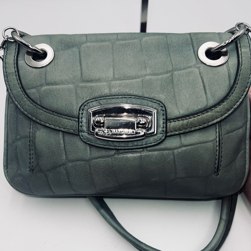 Other B. Makowski Green Croco Embossed Vintage Chain/Leather Strap Size ONE SIZE - 3 Thumbnail