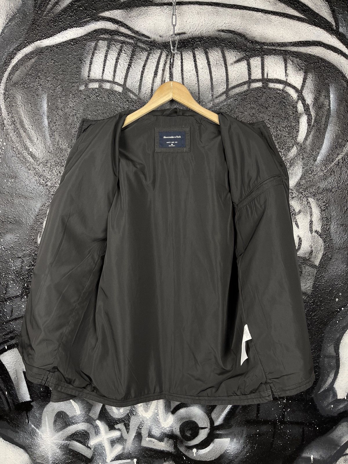 Abercrombie & Fitch Abercrombie & Fitch Grey Cotton Overshot Jacket Men’s Size M Size US M / EU 48-50 / 2 - 9 Thumbnail