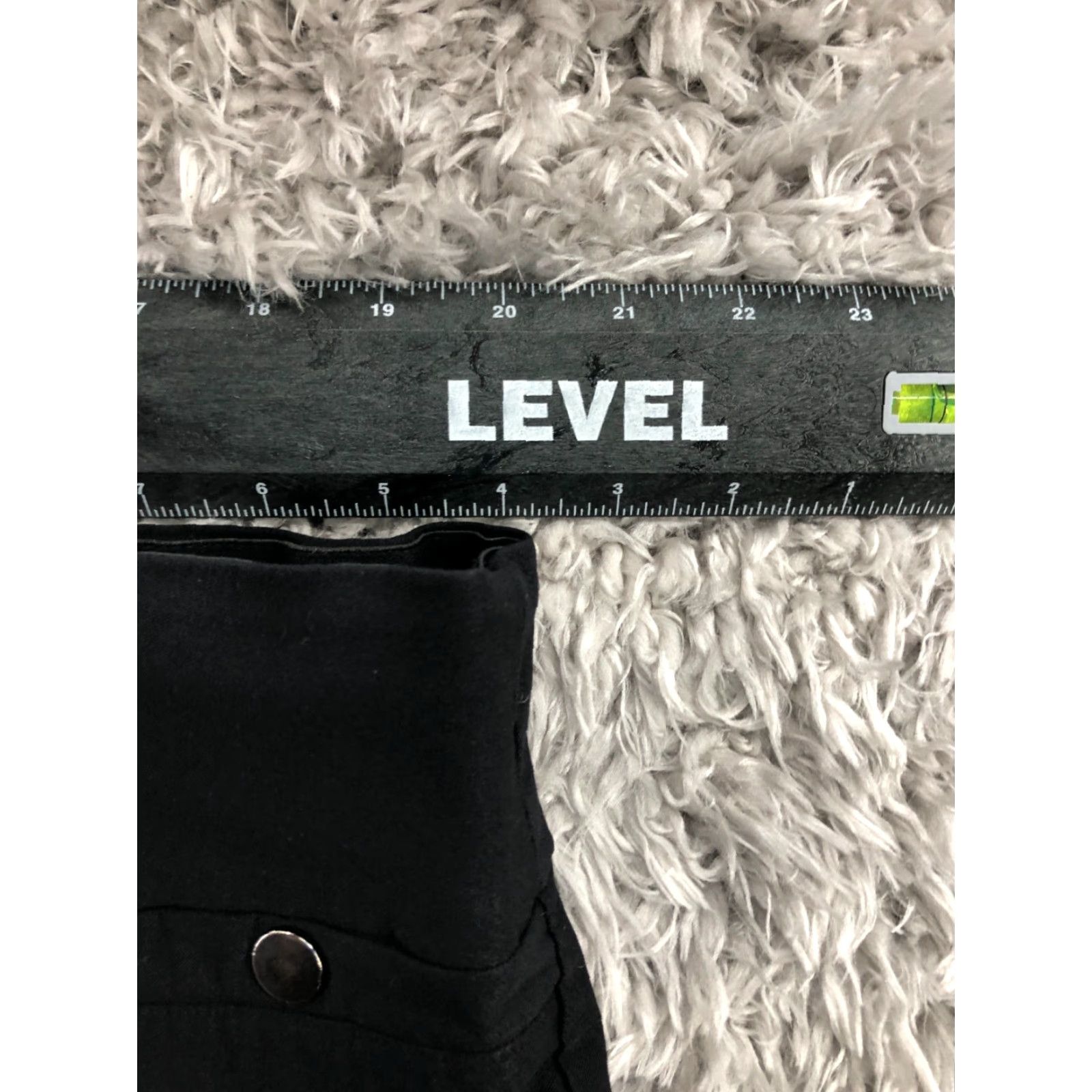 Vintage Maurices Pull On Capri Pants Womens Black 24W Regular Slim Straight 22in Inseam Flat Front Pockets Elastic Waist Plus Size Flaw Noted Size 42" / US 20 - 2 Thumbnail