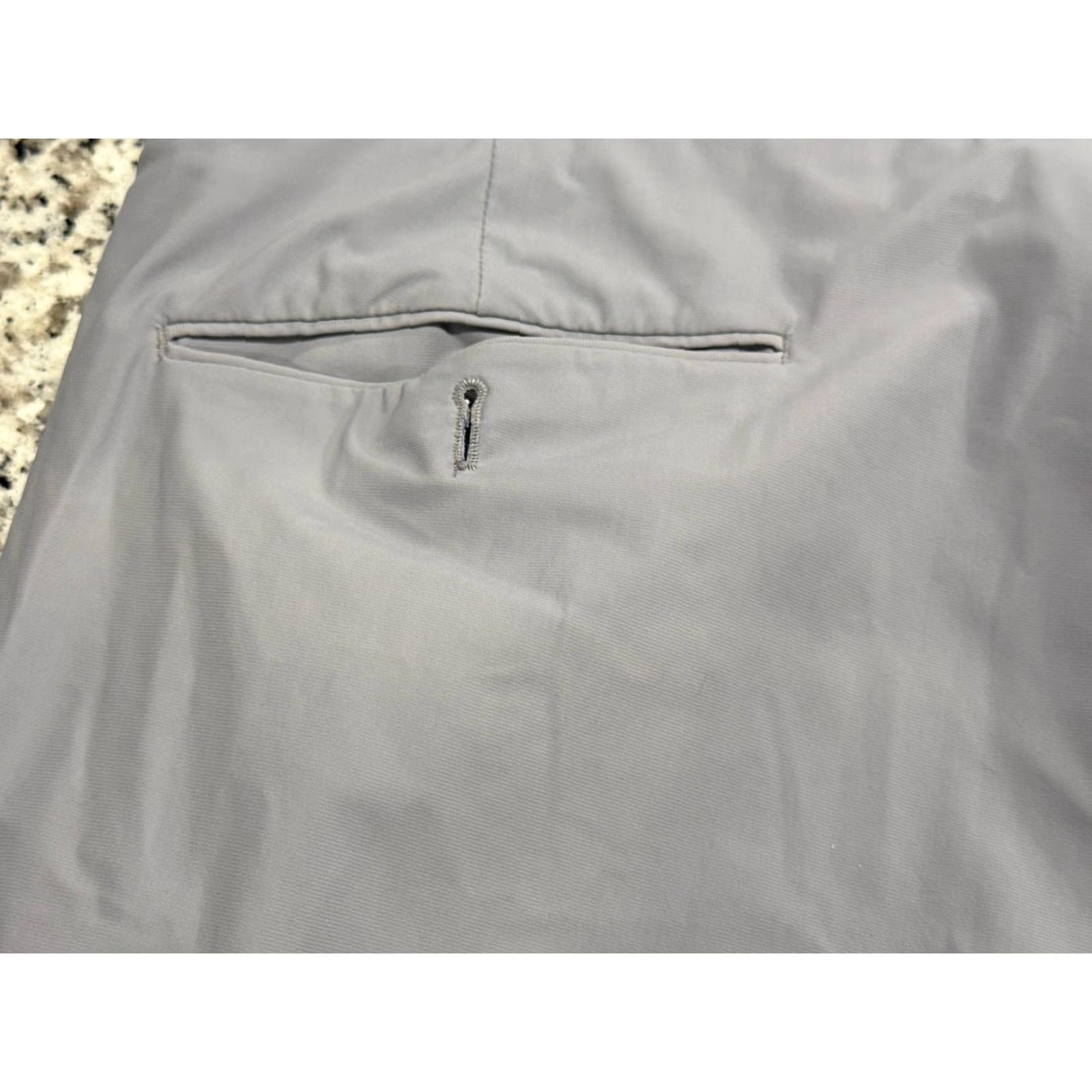 Zanella Zanella Pants Flat Front Active Stretch Gray 38x27 Men Regular Inseam 27in Italy Button Pockets Size US 38 / EU 54 - 5 Thumbnail