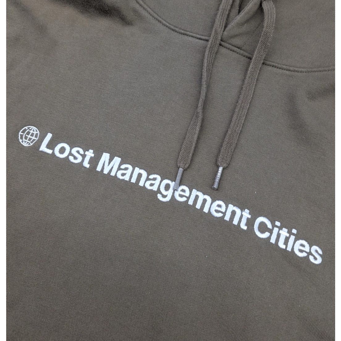 Supreme Lost Management Cities Embroidered Logo Brown Hoodie Size US L / EU 52-54 / 3 - 2 Thumbnail