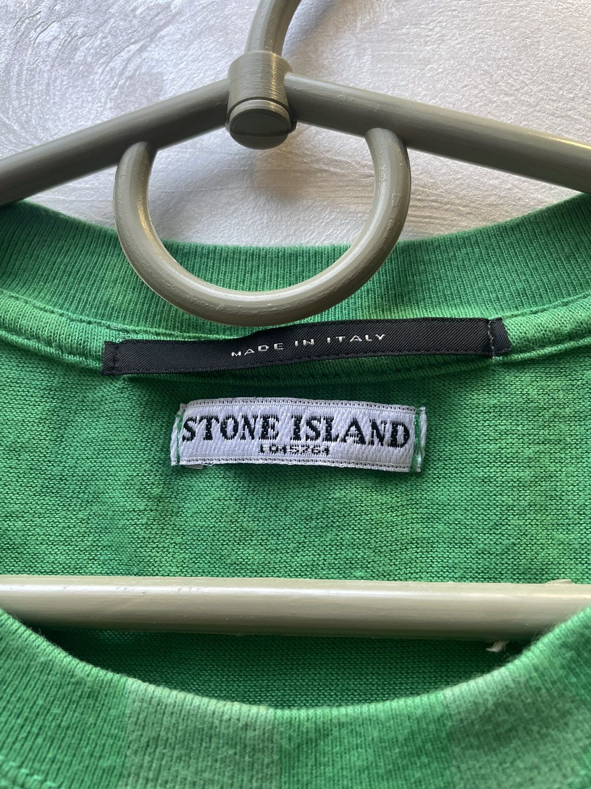 Massimo Osti × Stone Island × Vintage 90-s Stone Island vintage big logo t shirt Size US S / EU 44-46 / 1 - 3 Thumbnail