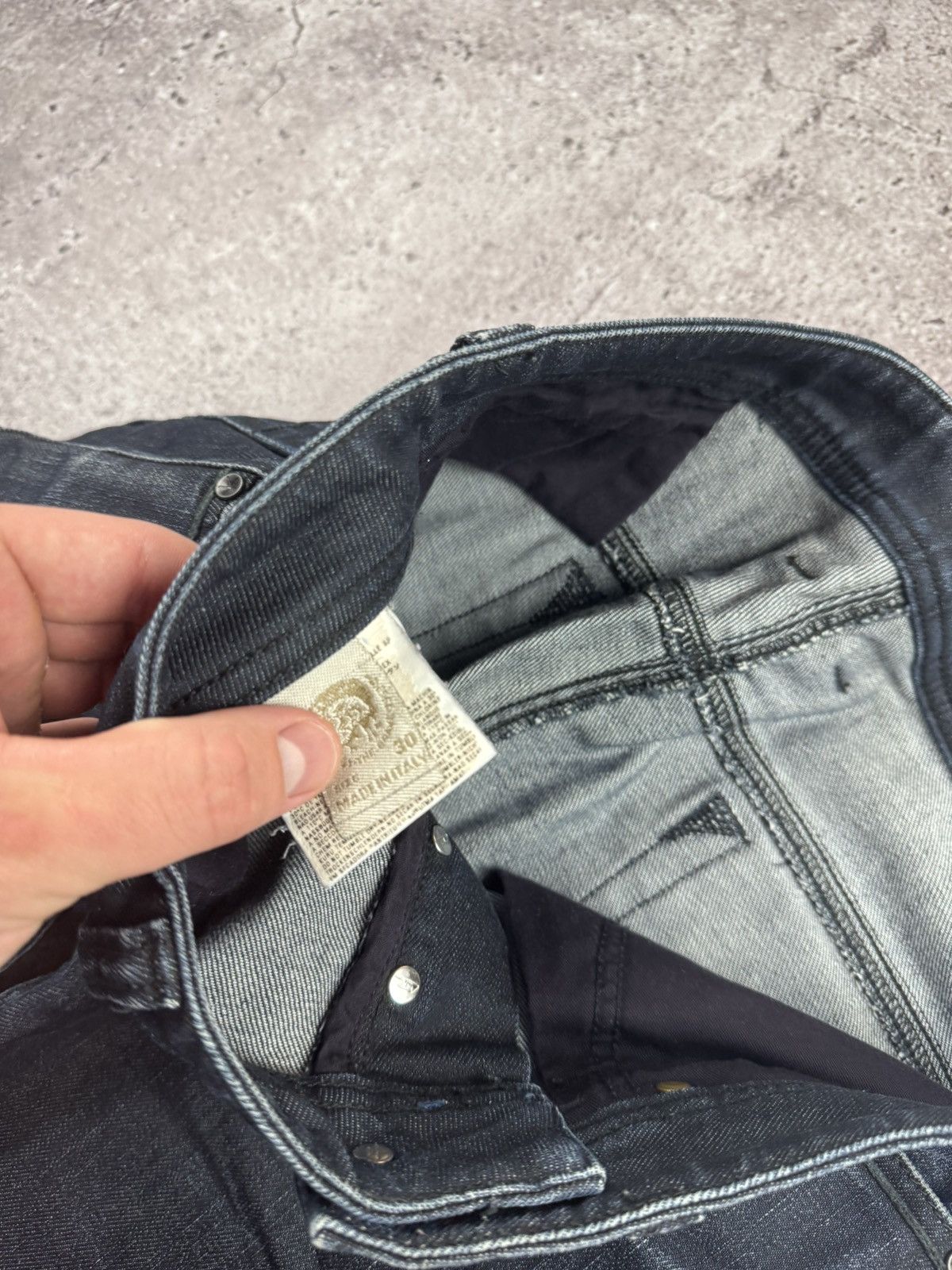 Diesel Vintage Diesel Jeans Distressed Faded Flared Wide Baggy Y2K Size US 30 / EU 46 - 9 Thumbnail