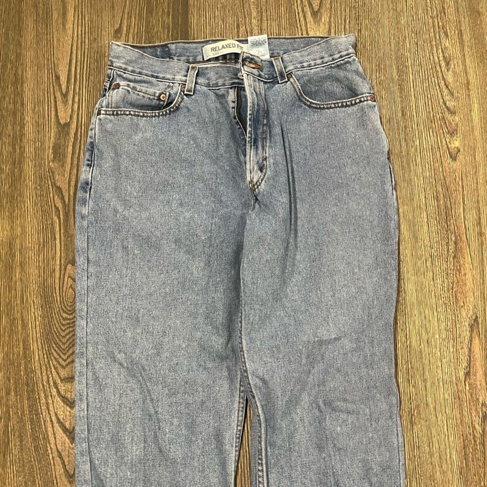 Levi's Levi's Mens 550 Relaxed Fit Jeans Tapered Leg Blue Size 34 Size US 34 / EU 50 - 3 Thumbnail