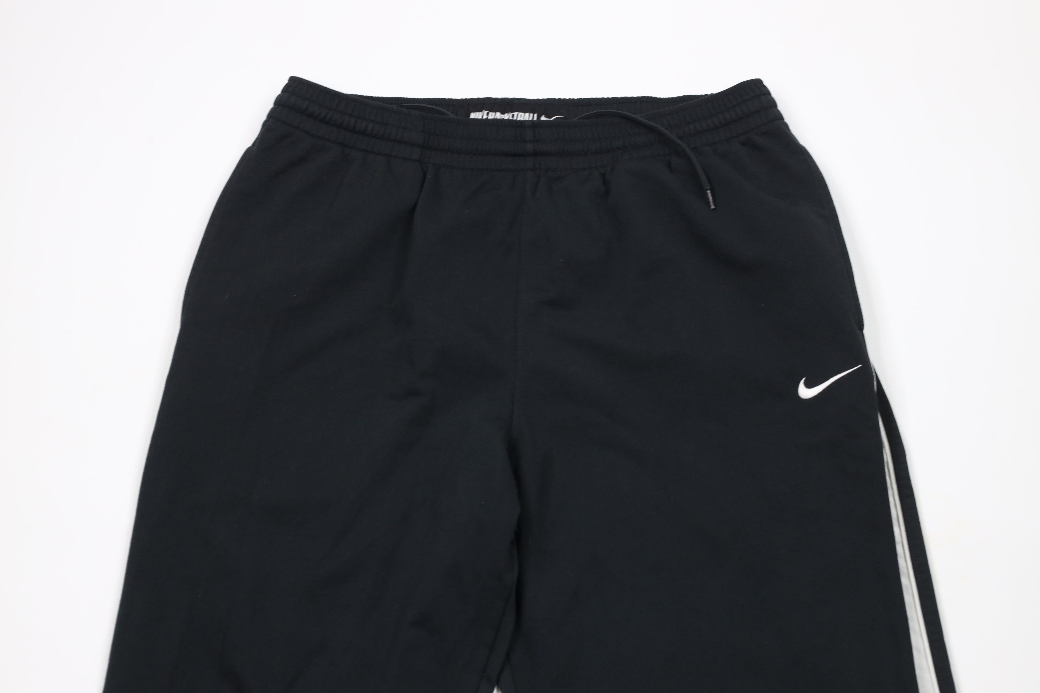 Nike × Vintage Vintage Nike Basketball Mini Swoosh Wide Leg Sweatpants Size US 36 / EU 52 - 2 Thumbnail