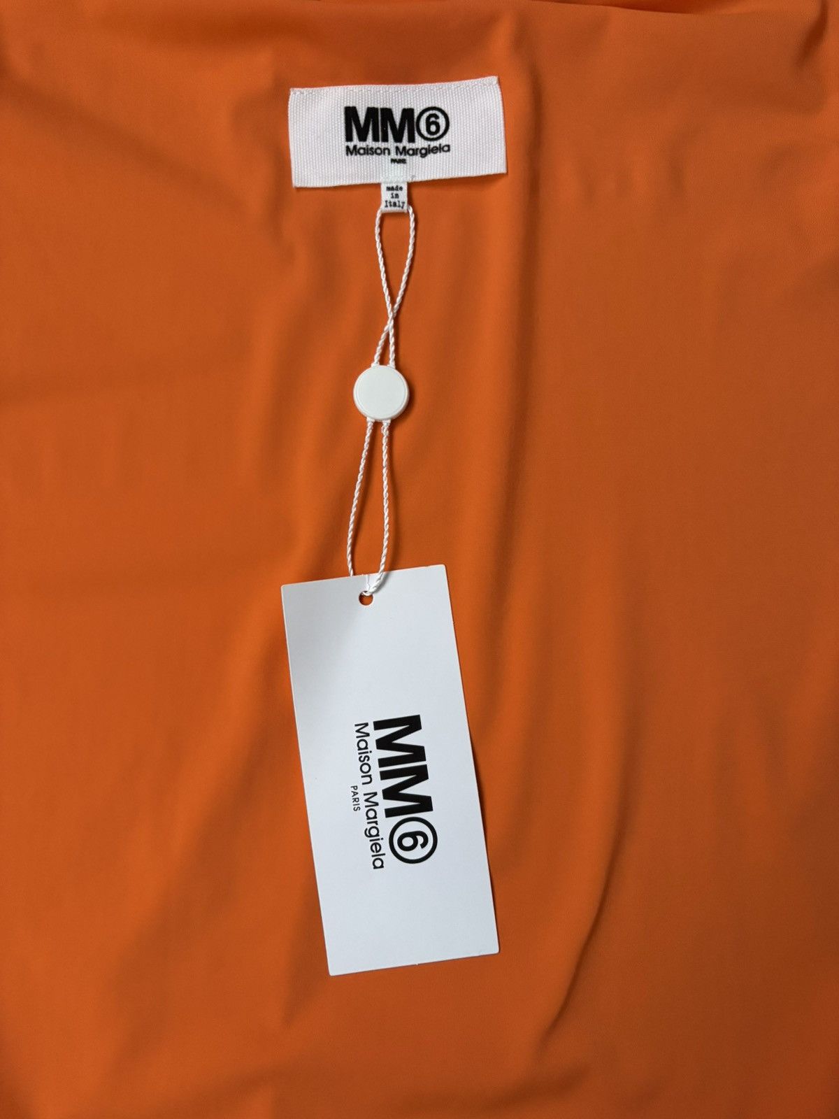 MM6 MM6 Maison Margiela Orange Turtleneck Longsleeve Size S Size S / US 4 / IT 40 - 11 Thumbnail