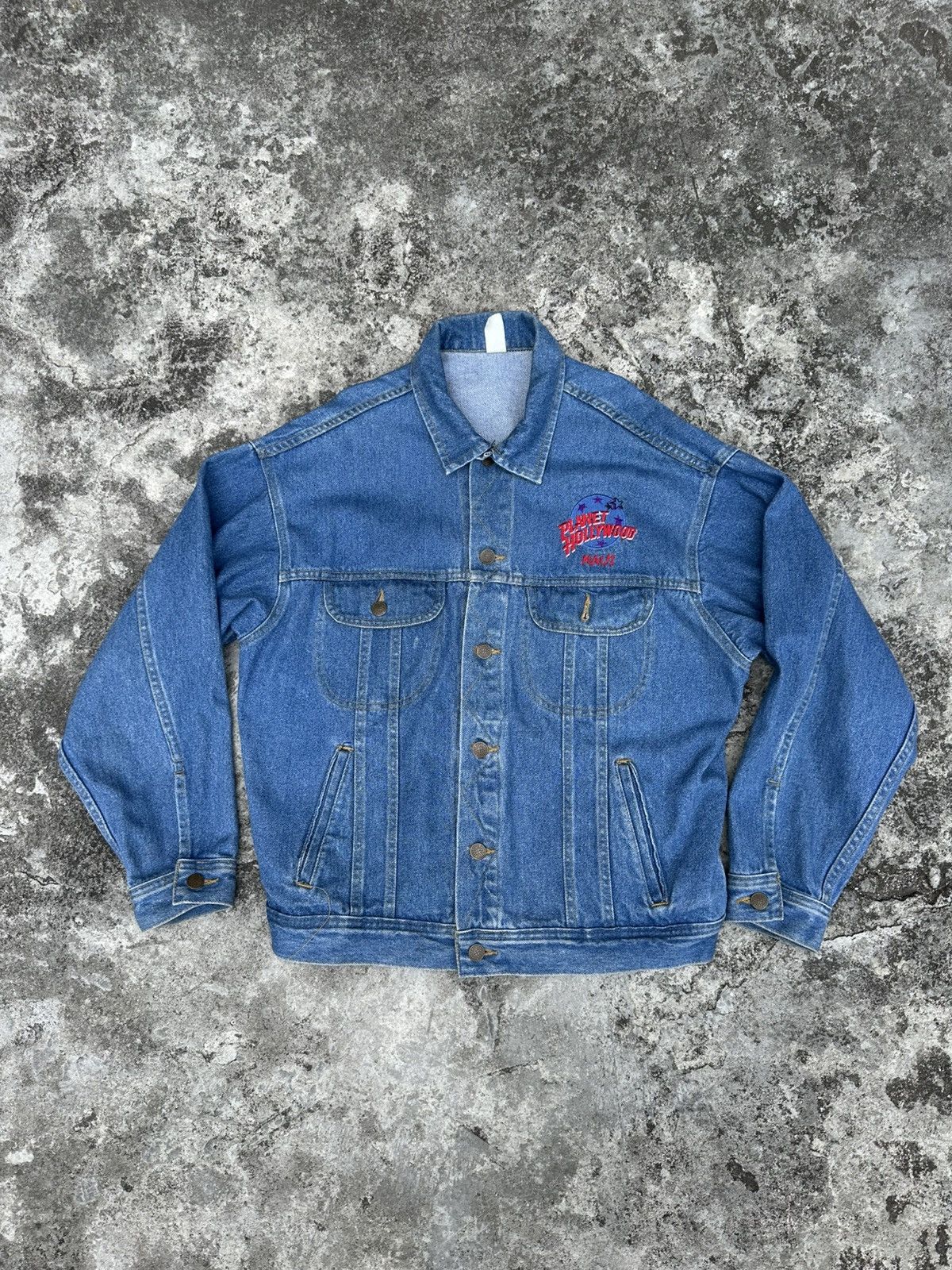 Vintage Planet Hollywood Denim Jacket
