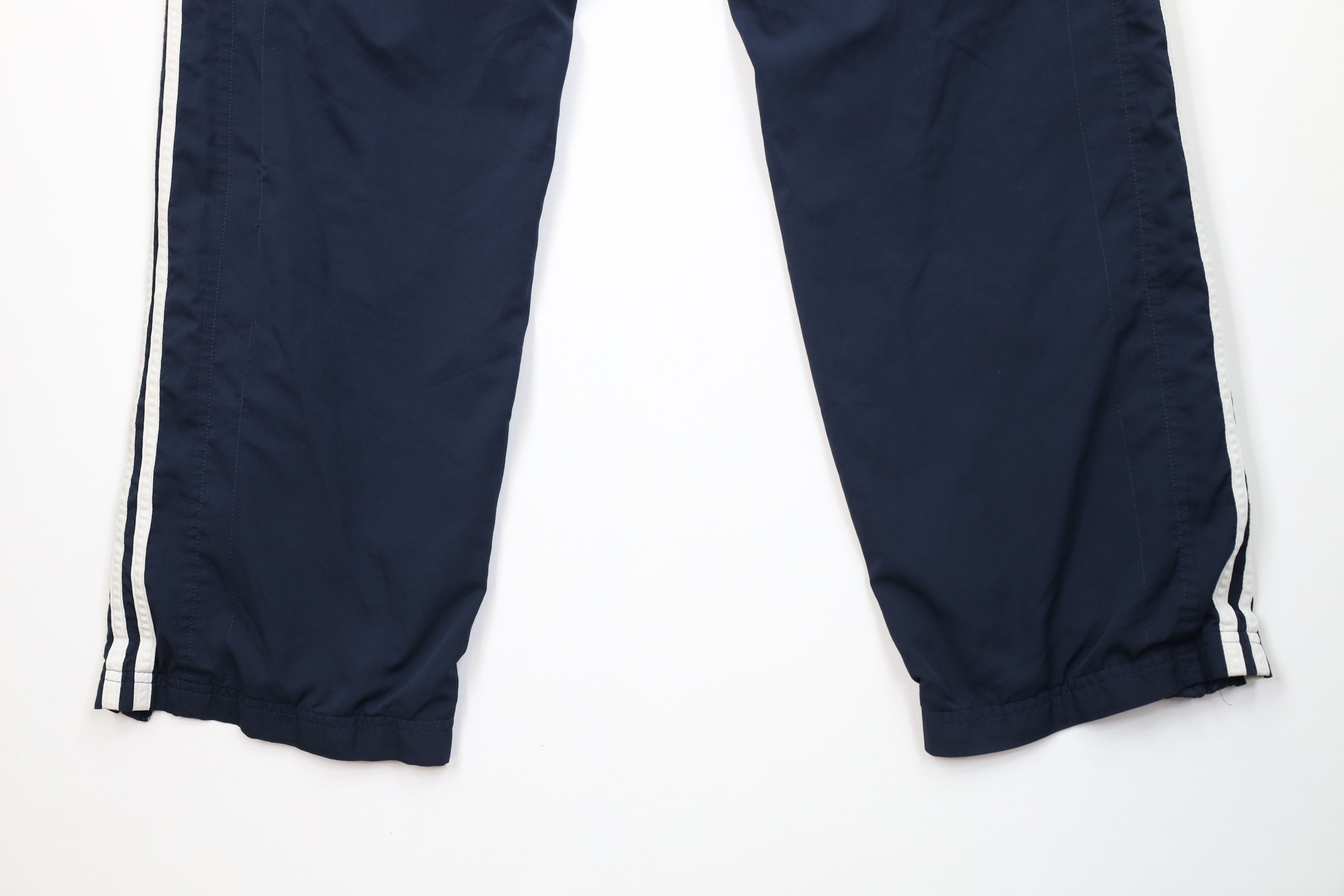 Adidas Vintage Y2K Adidas Spell Out Lined Wide Leg Wind Pants Size US 36 / EU 52 - 13 Thumbnail