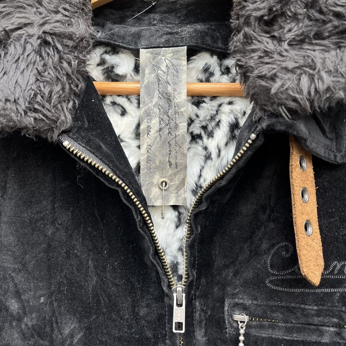 Japanese Brand × Journal Standard × Vintage Vintage Journal Standard Velvet Cow Belt Fur Work Jacket Size US M / EU 48-50 / 2 - 7 Thumbnail