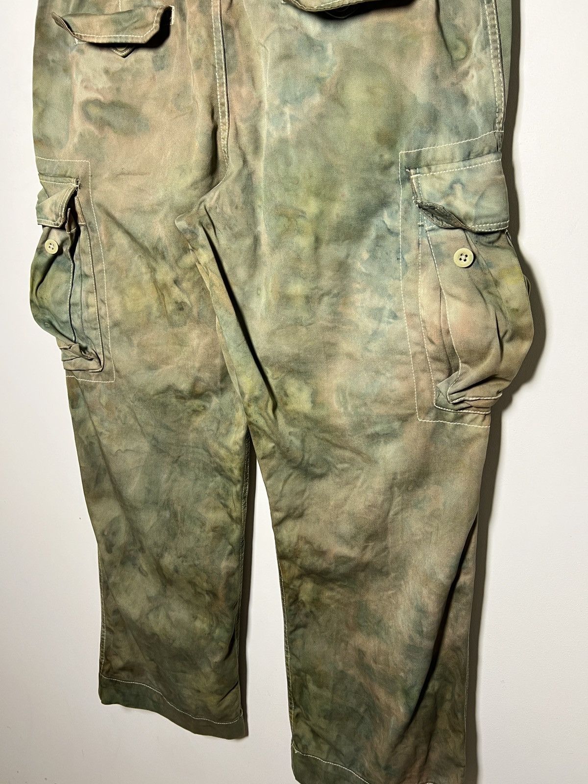 Polo Ralph Lauren ralph lauren tie dye cargo camo multipocket army pants Size US 36 / EU 52 - 9 Thumbnail