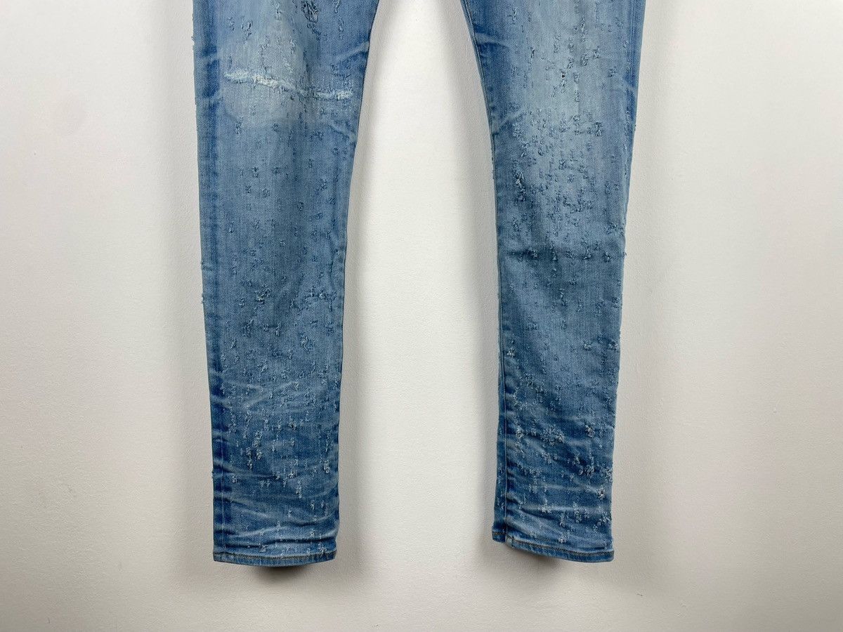 Amiri Amiri Shotgun Ripped Skinny Jeans Size US 36 / EU 52 - 10 Thumbnail