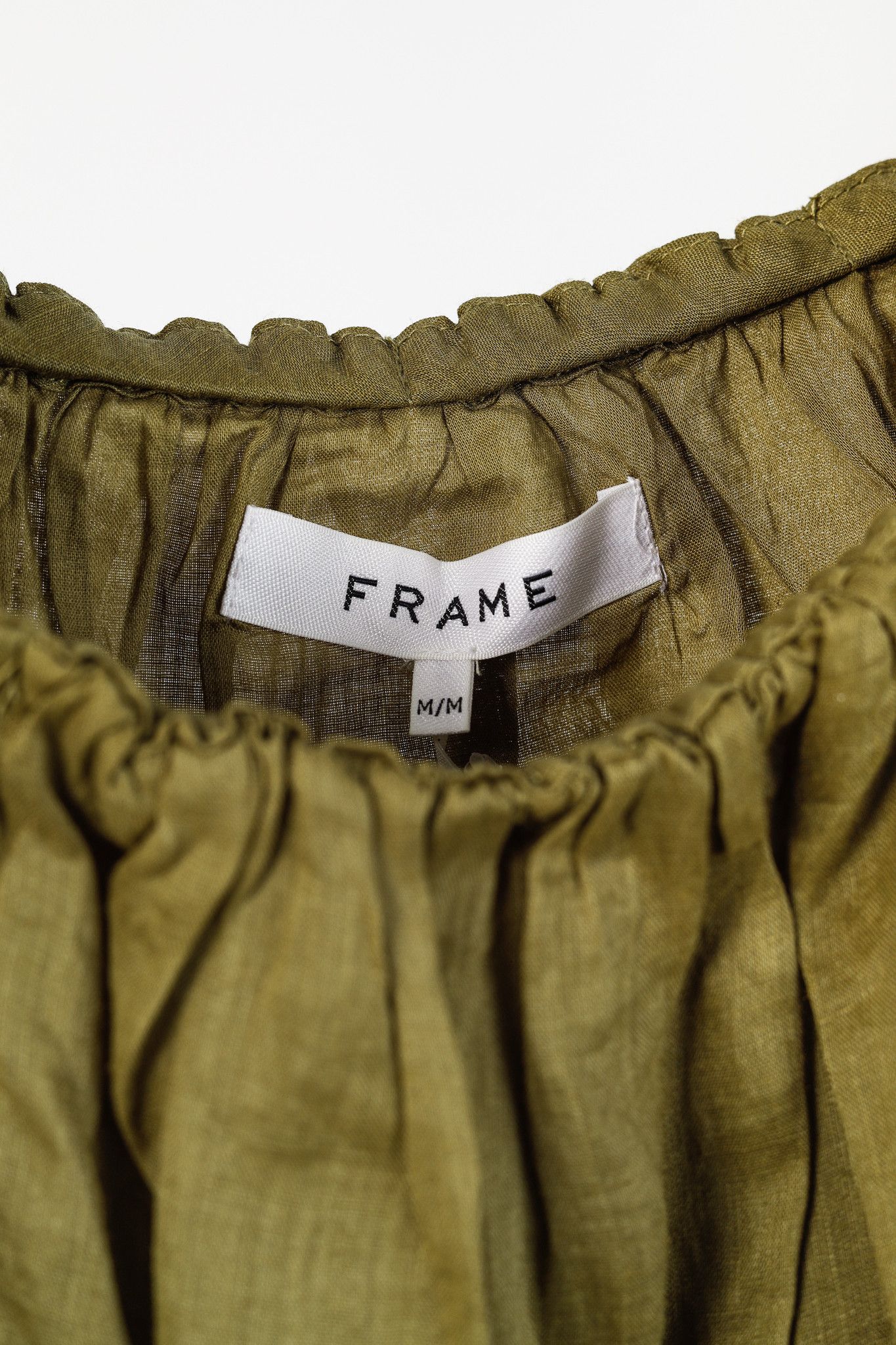 Frame Frame Moss Off-The-Shoulder Billow Top Size M / US 6-8 / IT 42-44 - 4 Thumbnail