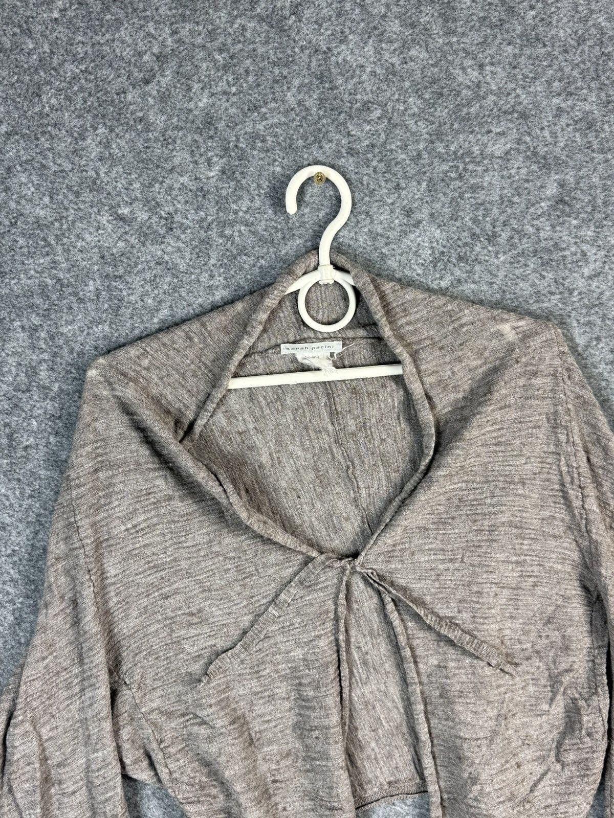 Sarah Pacini Sarah Pacini avant garde wool cardigan one size Size ONE SIZE - 5 Thumbnail