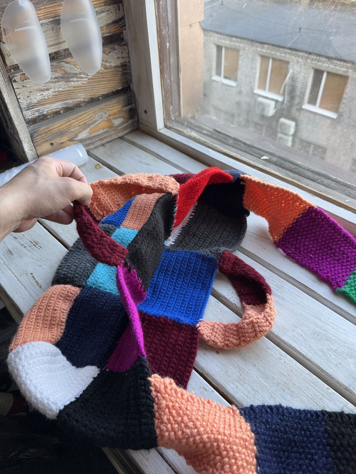 Japanese Brand Japanese style Handmade Knit Y2K 00s Retro Boho bag Size ONE SIZE - 5 Thumbnail