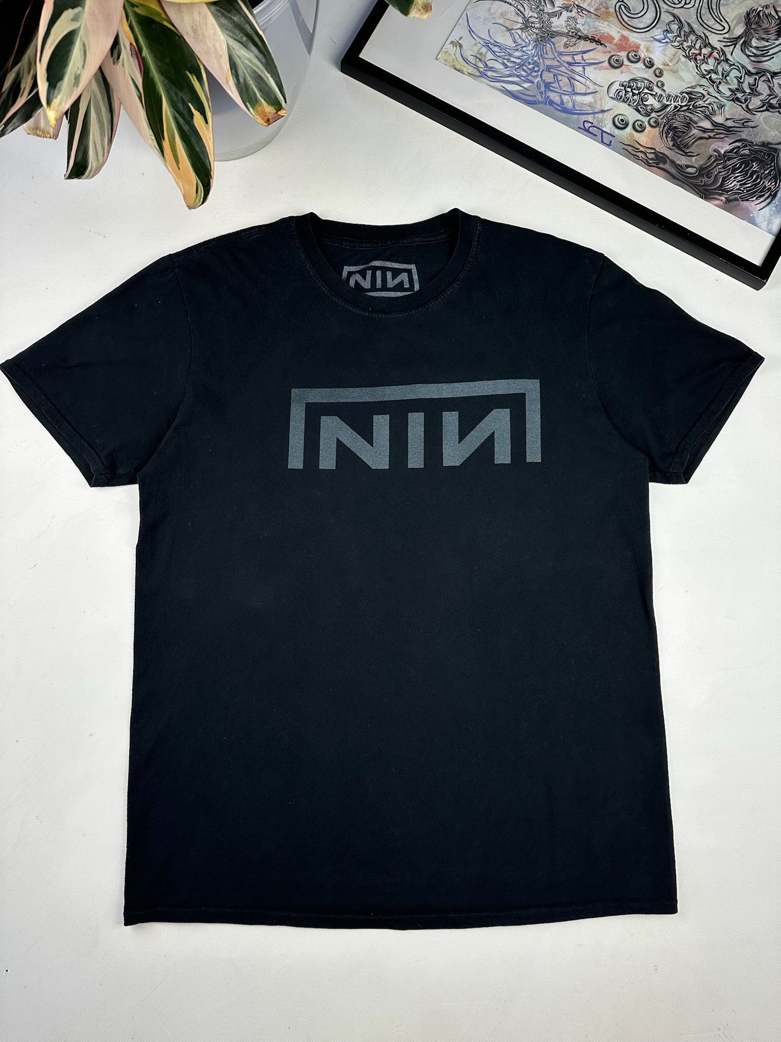 Band Tees Nine Inch Nails TShirt NIN Streetwear Size US L / EU 52-54 / 3 - 1 Thumbnail