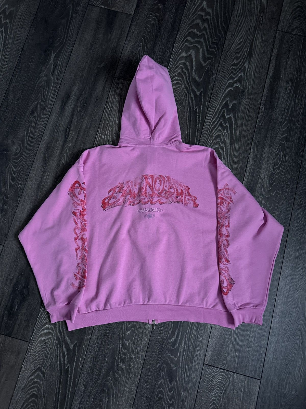 Balenciaga Balenciaga 23SS Pink Zip-Up Sweatshirt - dmc | Grailed