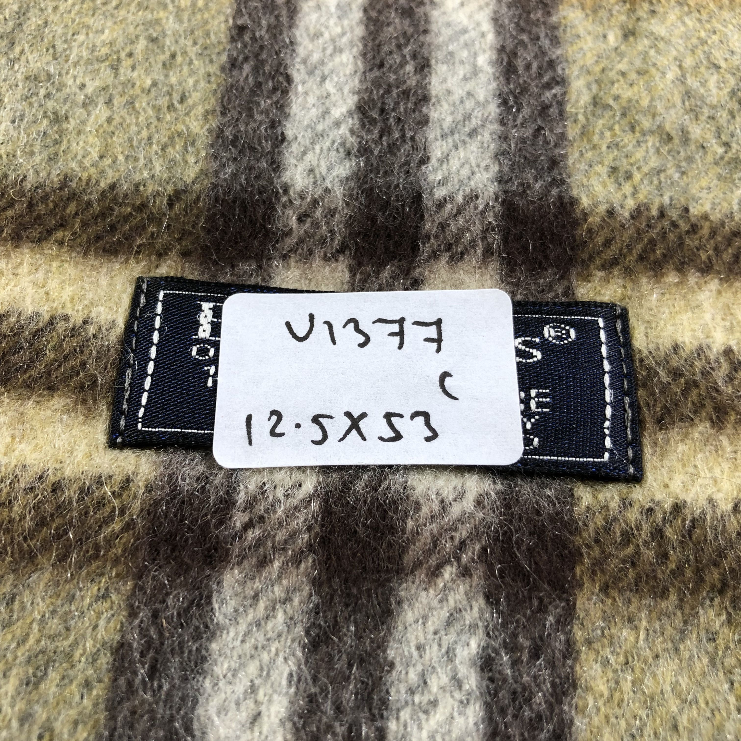 Burberry Burberrys Nova Check Green Cashmere Scarf Muffler V1377 Size ONE SIZE - 7 Thumbnail