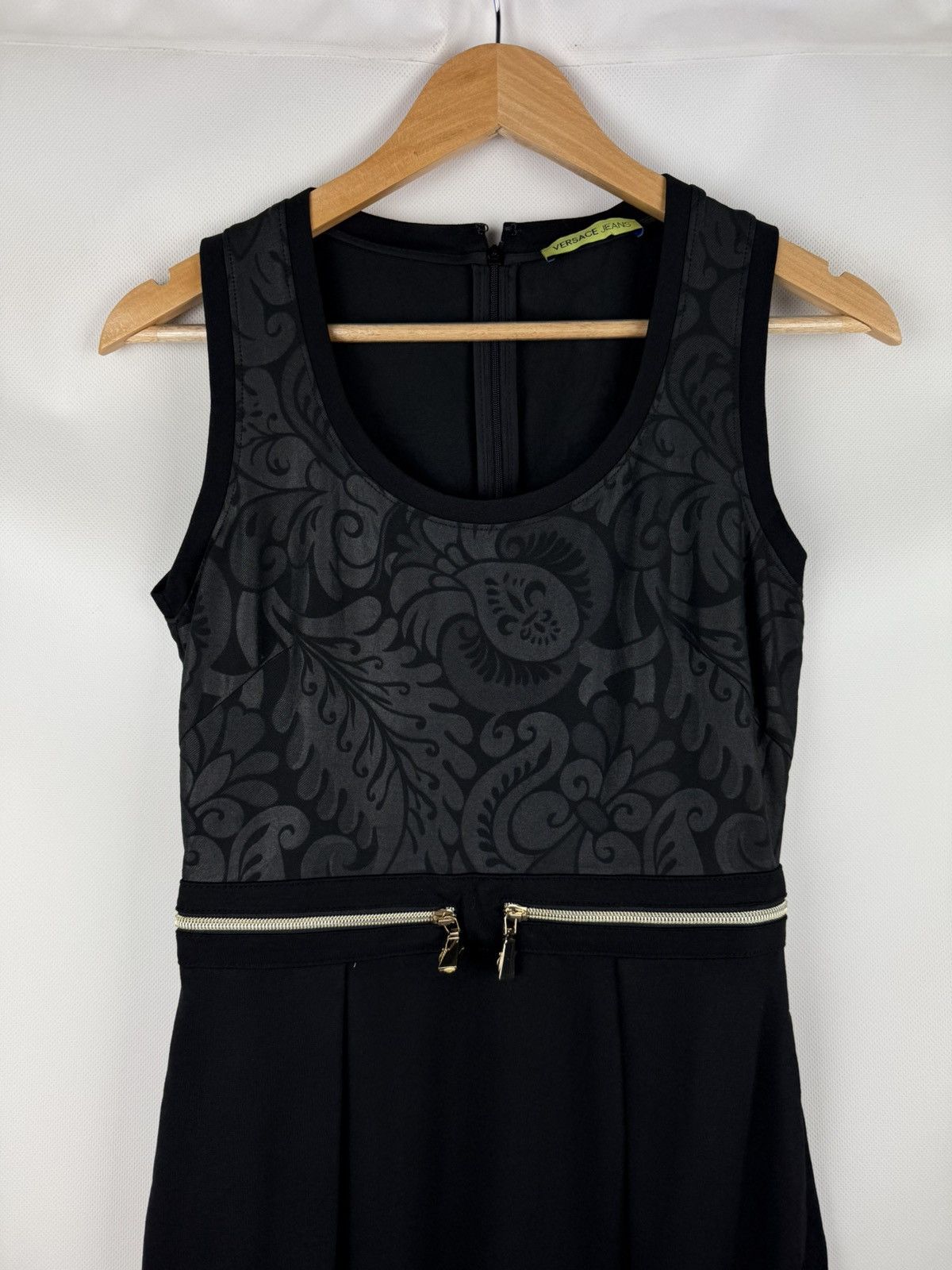 Versace Jeans Couture Versace Jeans Ladies Sleeveless Patterned Dress Size US 4 Size S / US 4 / IT 40 - 4 Thumbnail
