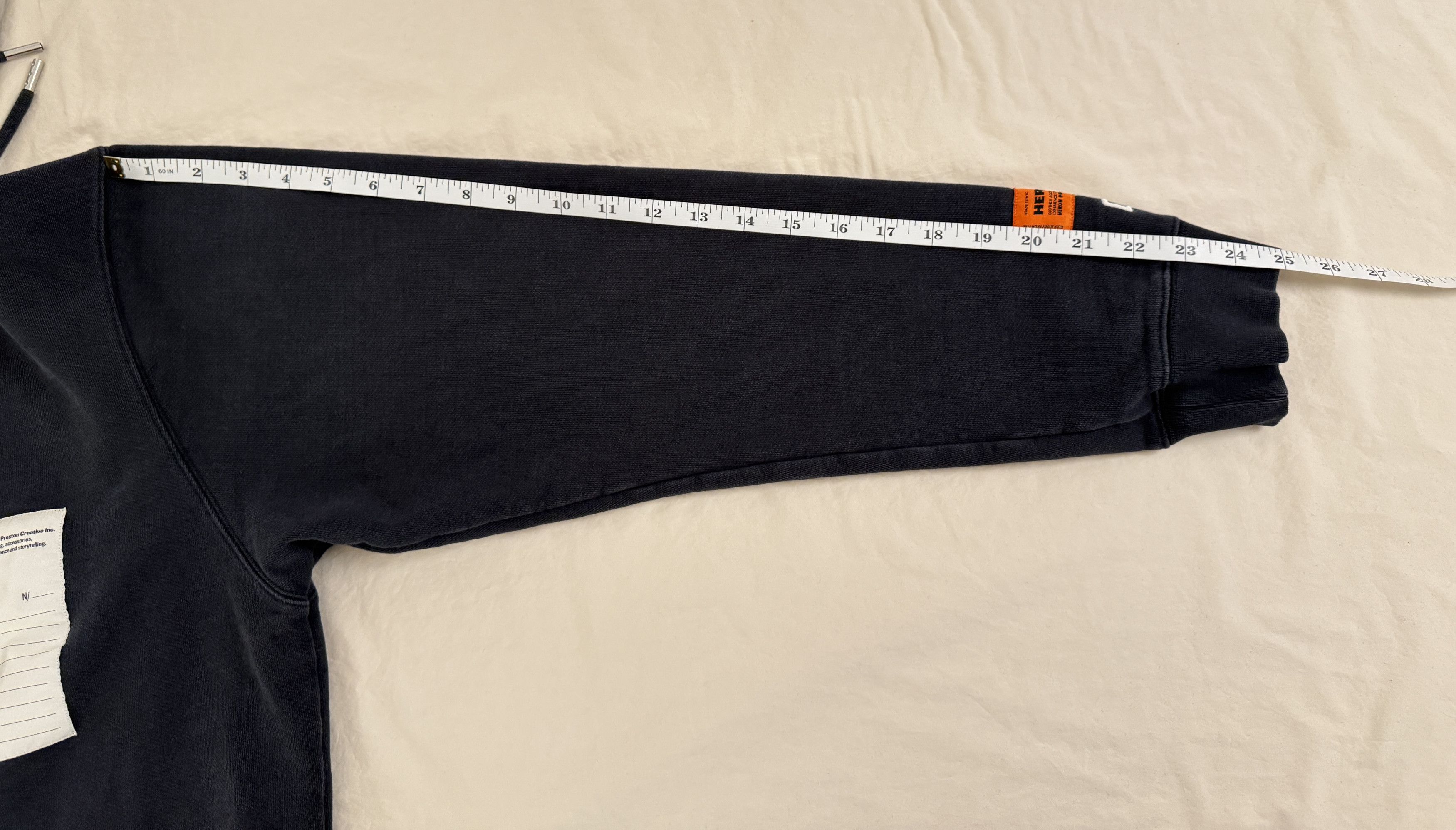 Heron Preston Heron Preston Sticker Label Hoodie - Navy Men's S Size US S / EU 44-46 / 1 - 9 Thumbnail
