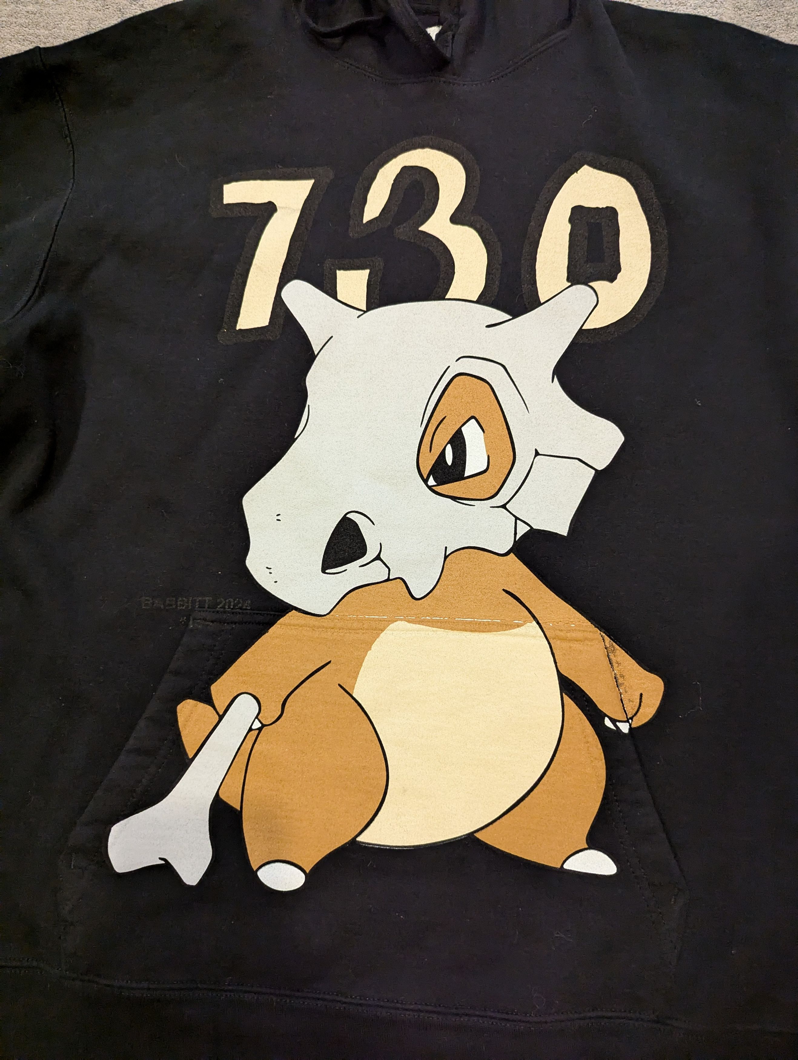 Asspizza Cubone 730 asspizza Babbitt pokemon revived hoodie Size US XL / EU 56 / 4 - 2 Thumbnail
