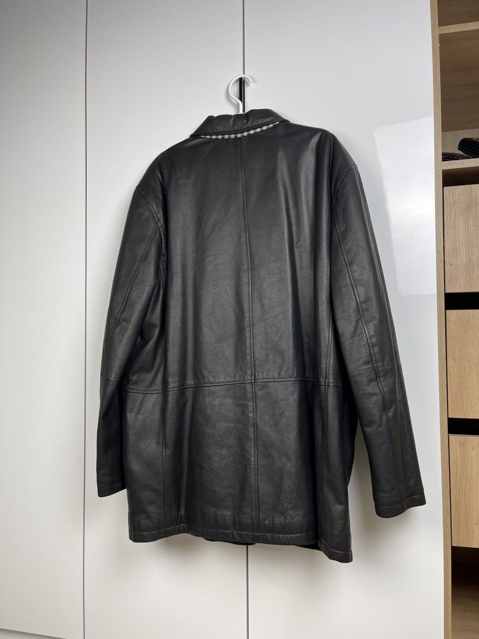 Aquascutum Aquascutum Vintage Leather Jacket Size US XL / EU 56 / 4 - 2 Thumbnail
