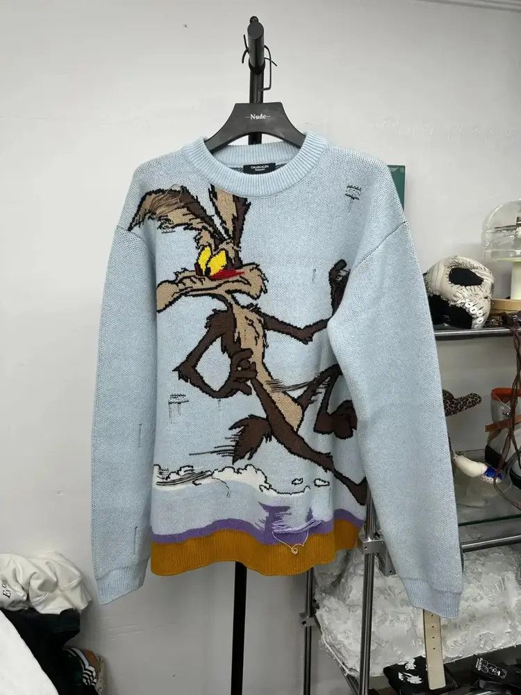 Calvin Klein 205W39NYC CK 205W39NYC by Raf Simons 18AW Looney Tunes Knitwear Size US S / EU 44-46 / 1 - 1 Thumbnail