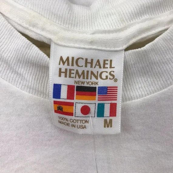 Vintage Vtg 90’ MICHAEL HEMINGS SURFING Mojo Tee Shirt Surfwear Size US S / EU 44-46 / 1 - 3 Thumbnail