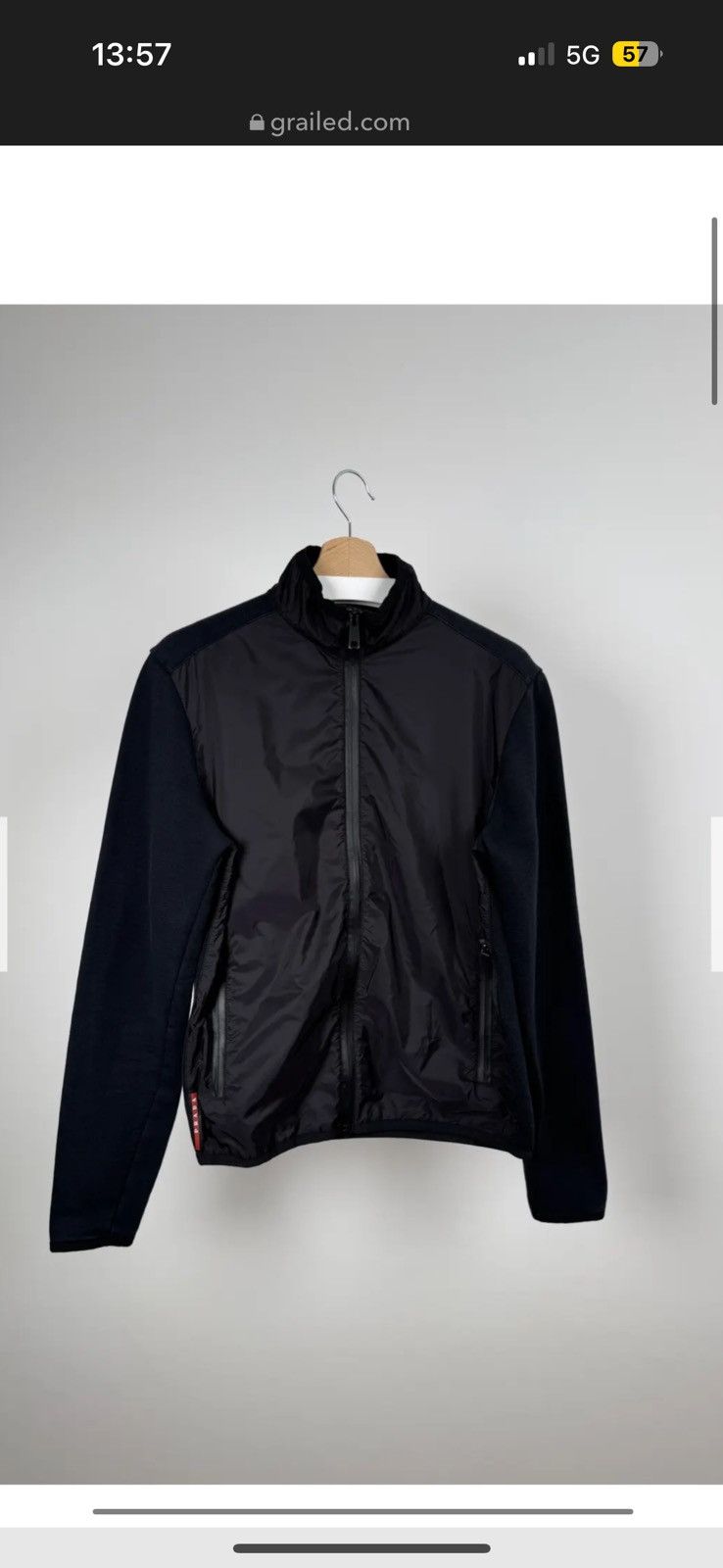 Prada Prada Windbreaker - Zipper Size US S / EU 44-46 / 1 - 1 Thumbnail