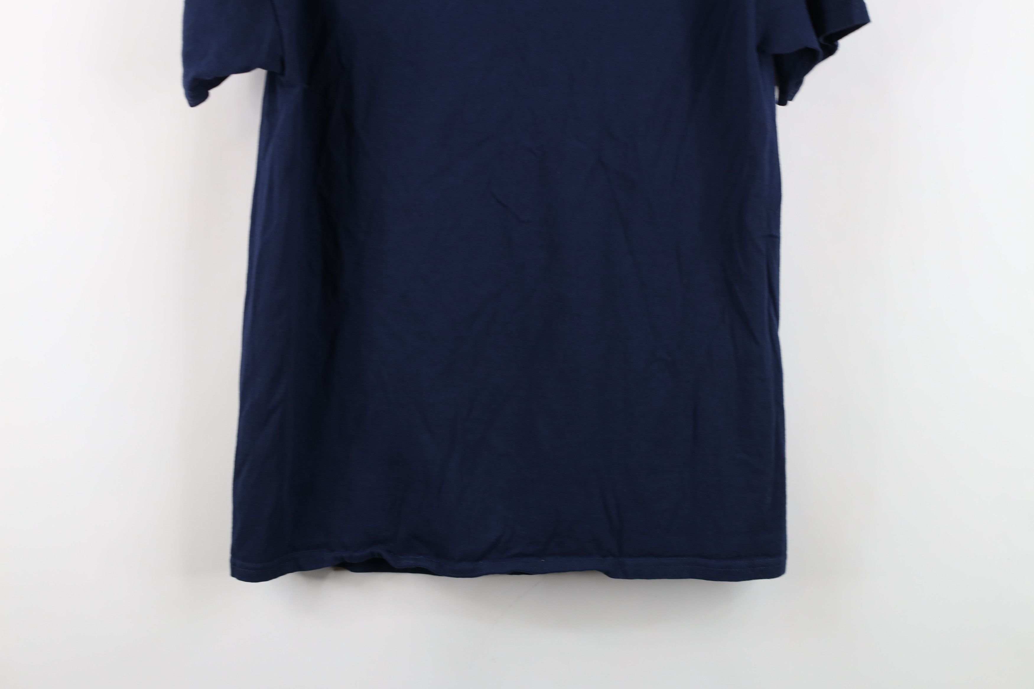 Vintage Vintage 90s Y2K Streetwear Wolf Moon T-Shirt Navy Blue Size US M / EU 48-50 / 2 - 13 Thumbnail