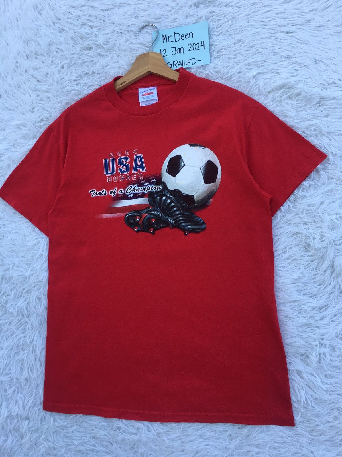 Vintage Rare Vintage 2004 USA Soccer Tshirt Size US M / EU 48-50 / 2 - 3 Thumbnail