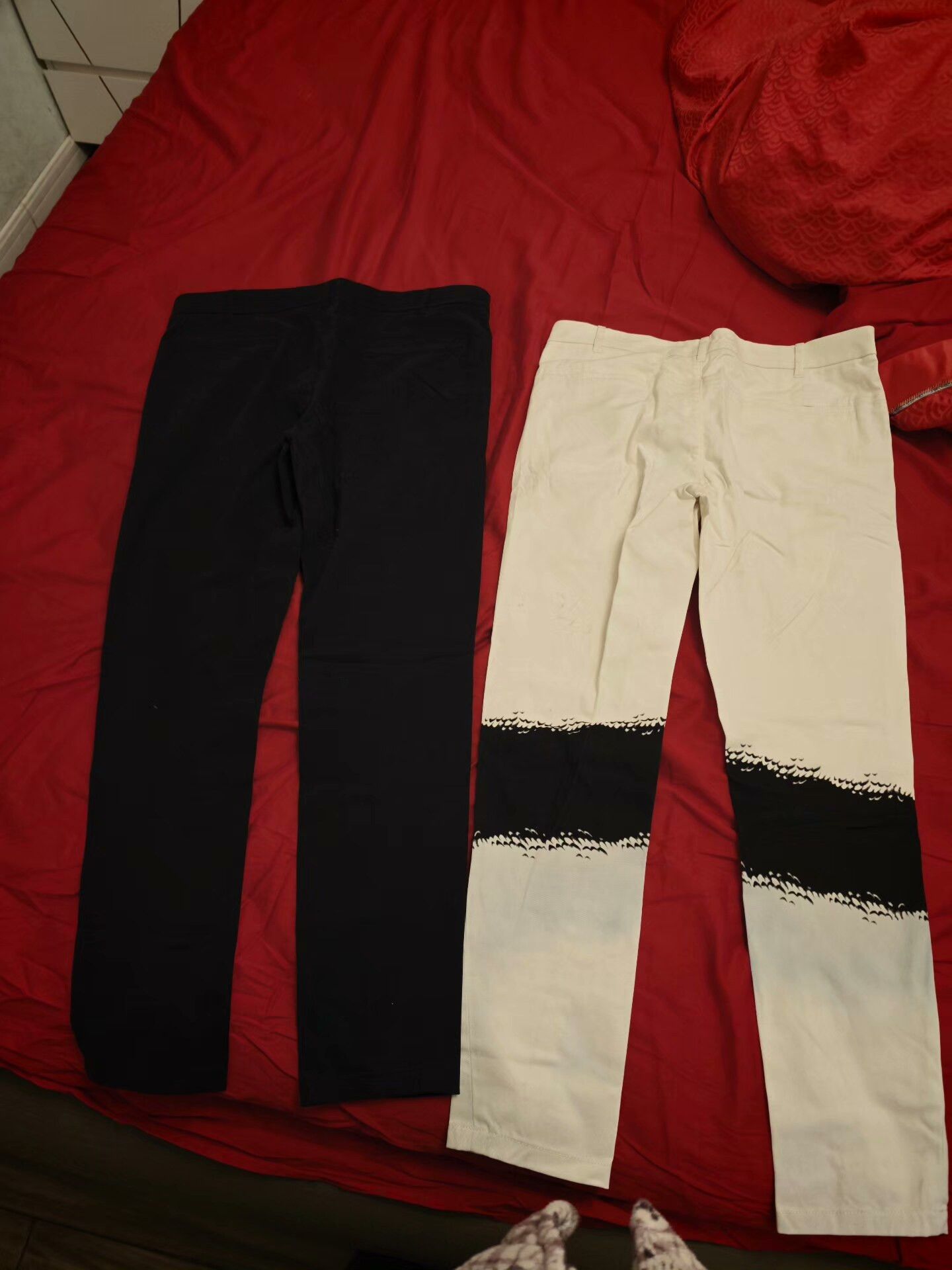 Ann Demeulemeester Ann Demeulemeester White Casual Pants Size US 31 - 1 Thumbnail