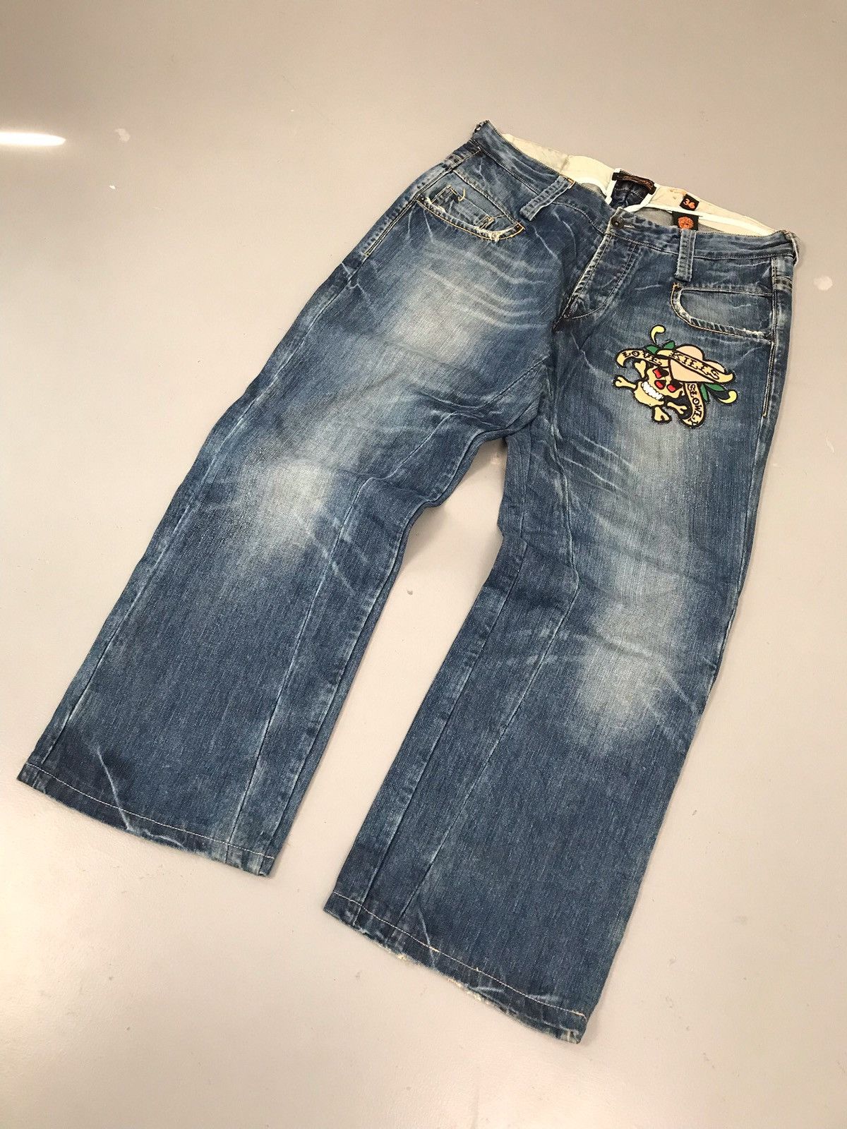 Ed Hardy × Vintage Vintage Edhardy tattoo denim Size US 36 / EU 52 - 2 Thumbnail