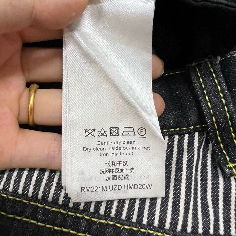 Louis Vuitton Louis Vuitton Deconstructed paneled presbyopic denim pants Size US 32 / EU 48 - 3 Thumbnail