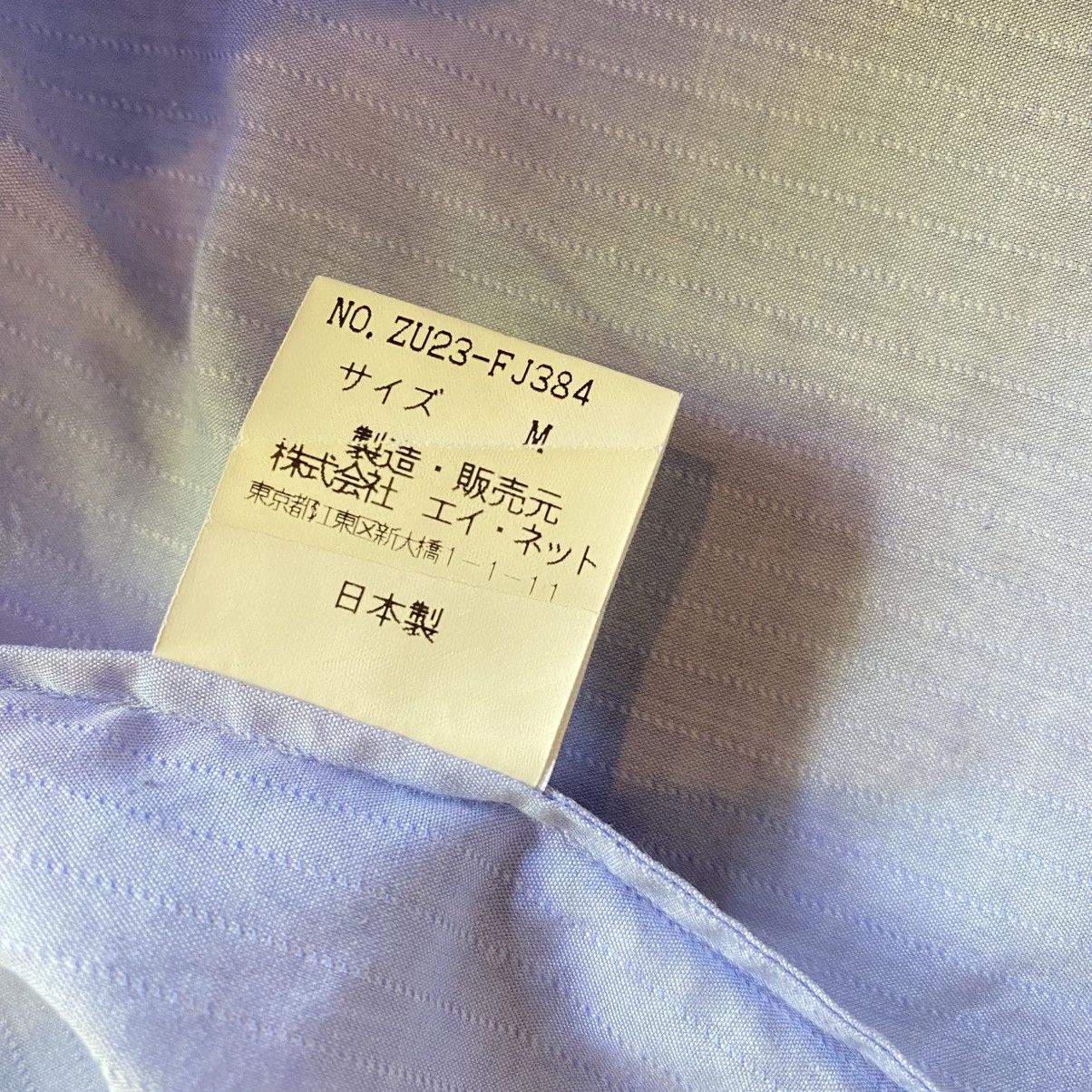 Zucca ZUCCA Blue Pinstripe Puff Blouse Size M / US 6-8 / IT 42-44 - 8 Thumbnail