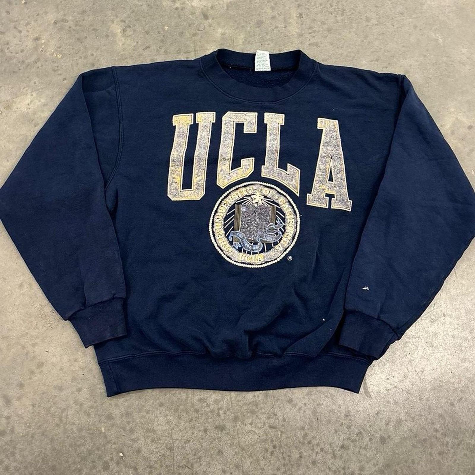 Other Insane Vintage 90s UCLA Navy Crewneck Sweatshirt Size US L / EU 52-54 / 3 - 2 Thumbnail