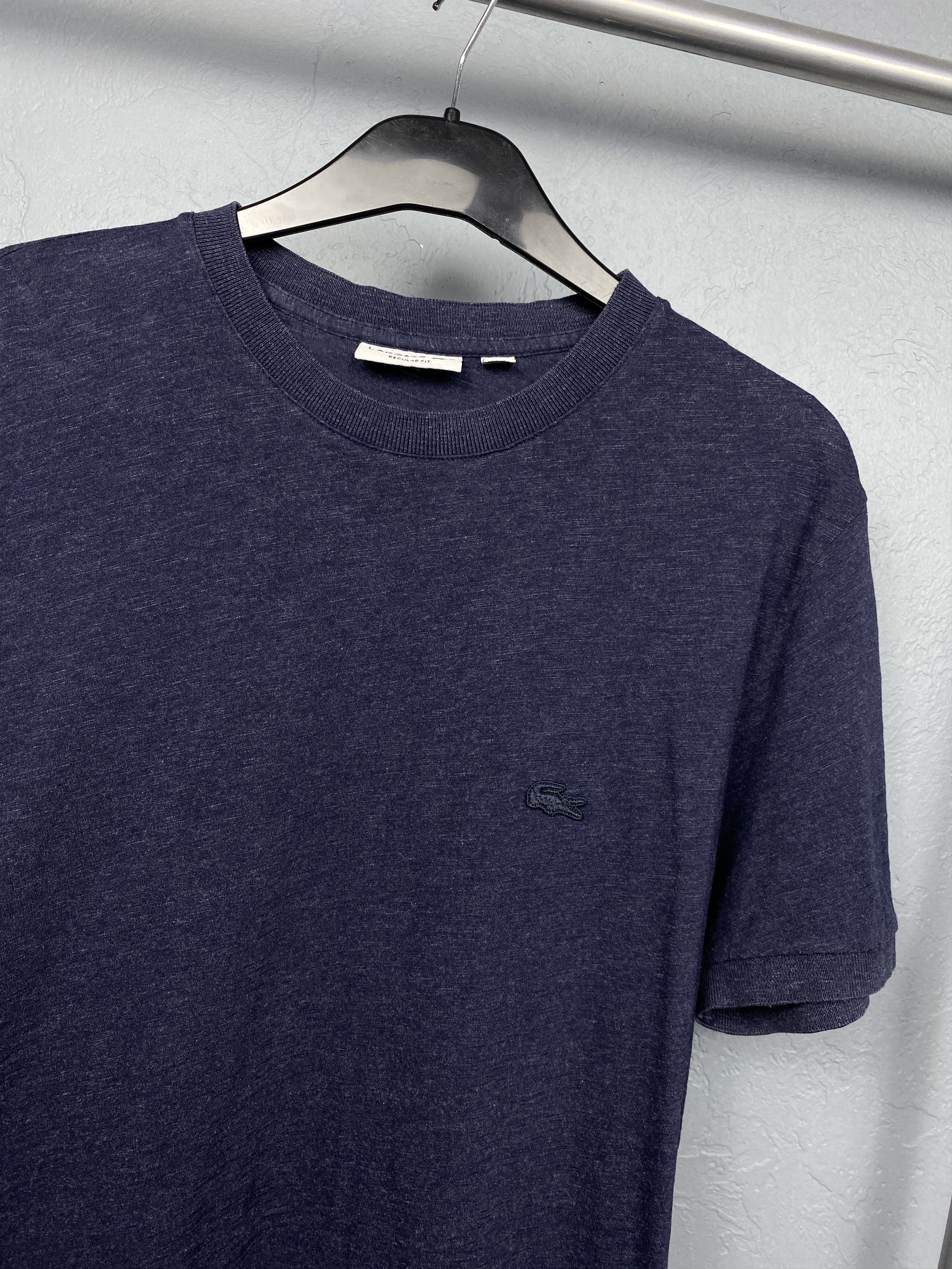 Lacoste × Vintage Lacoste Vintage Mens Crew Neck T-Shirt Size US M / EU 48-50 / 2 - 2 Thumbnail