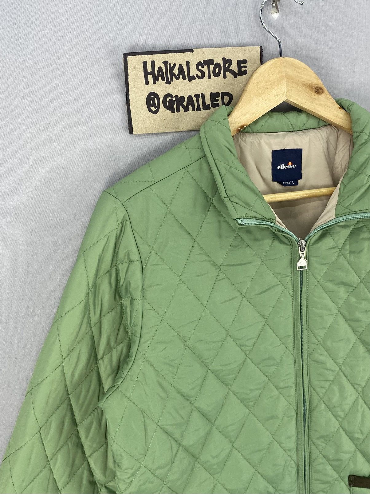 Ellesse Ellese Quilted Nylon Zipper Jacket Size M / US 6-8 / IT 42-44 - 2 Thumbnail