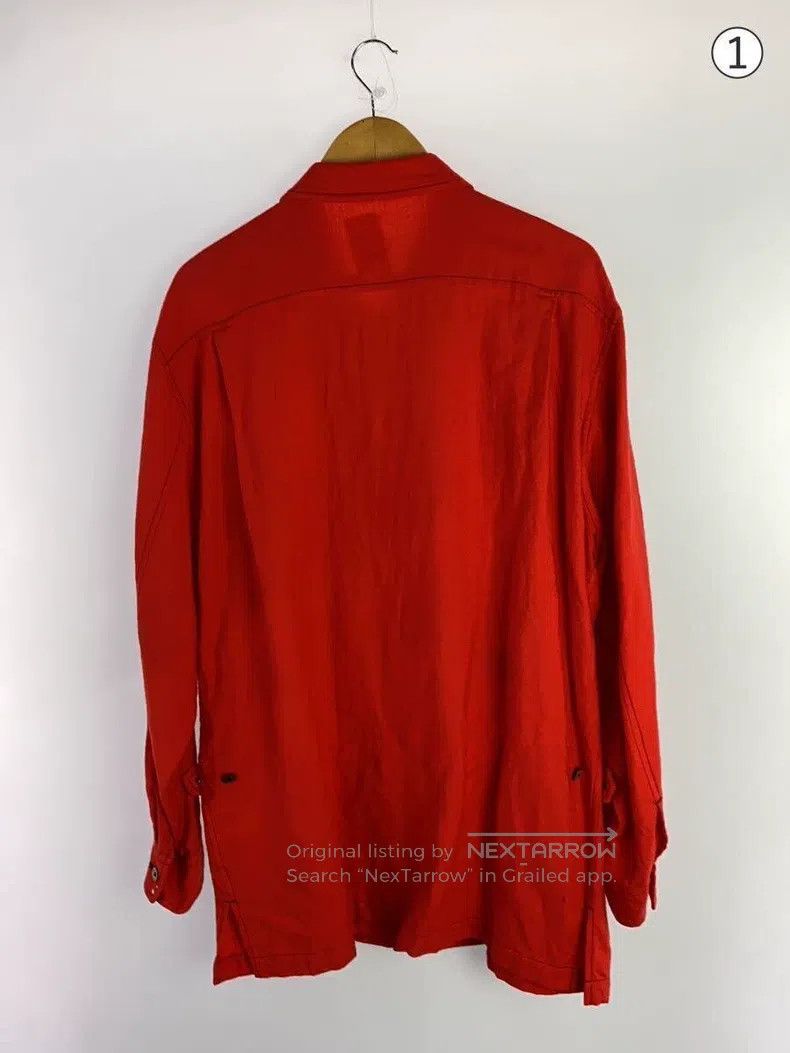 Comme des Garcons Comme Des Garcons Red Wool Overcoat Size M / US 6-8 / IT 42-44 - 2 Thumbnail