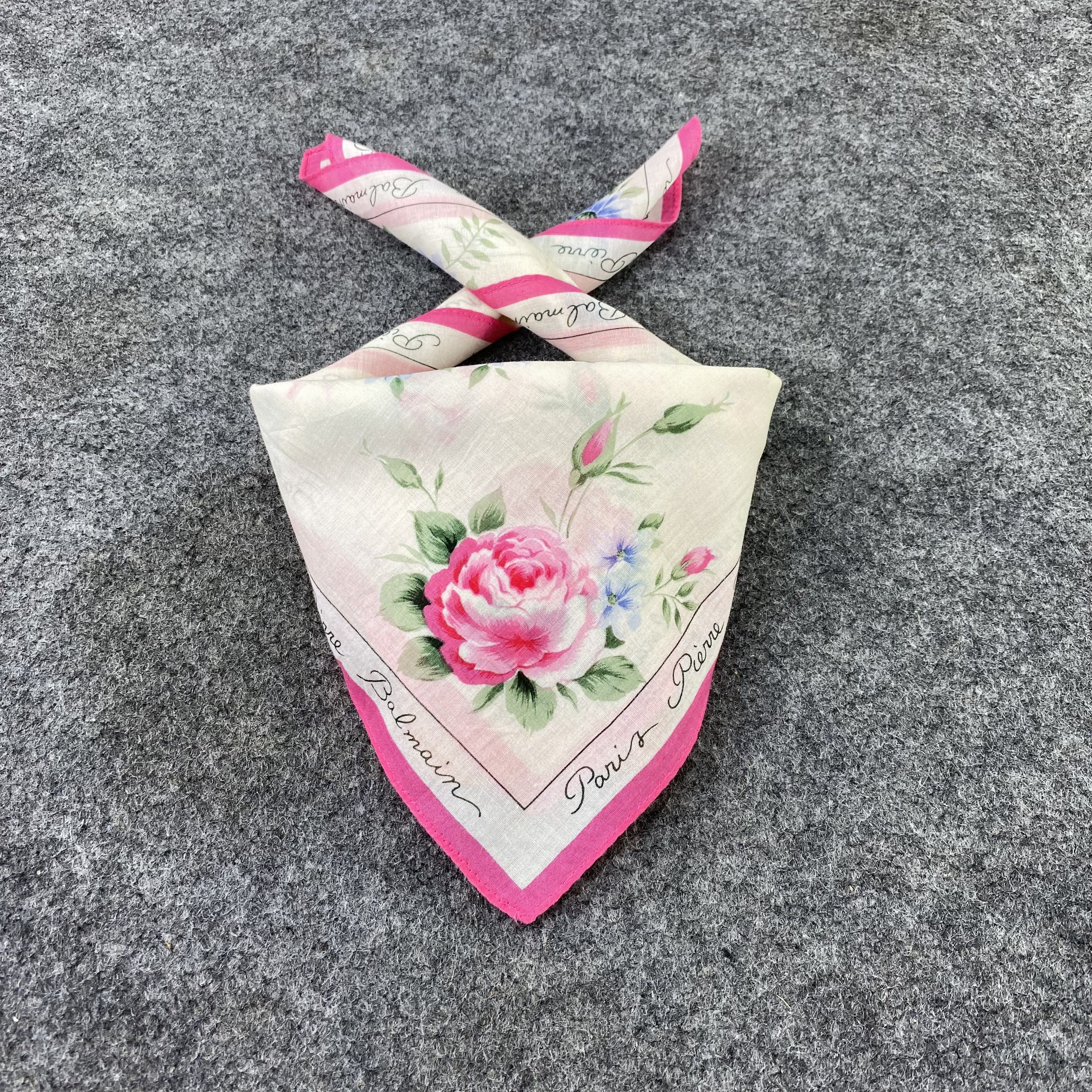 Pierre Balmain Pierre Balmain Handkerchief / Bandana / Neckerchief-B1063 Size ONE SIZE - 2 Thumbnail