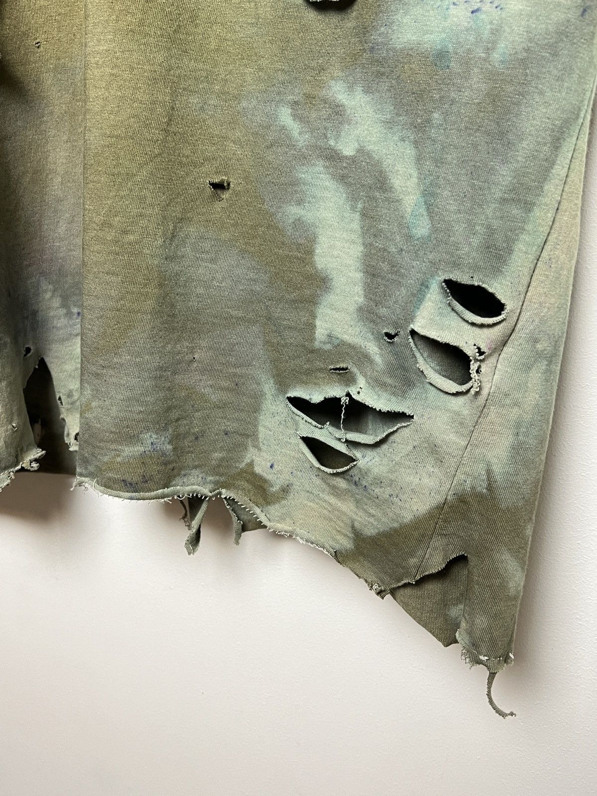 Nirvana tie dye trashed nirvana cobain t shirt 1/1 y2k Size US L / EU 52-54 / 3 - 6 Thumbnail